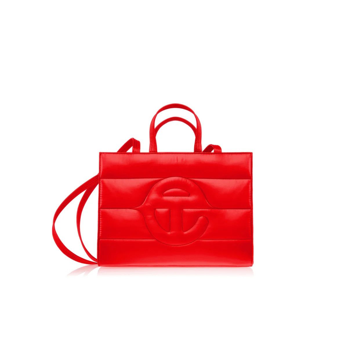 Moose Knuckles × Telfar MEDIUM PUFF SHOPPER (RED) Size ONE SIZE - 1 Thumbnail