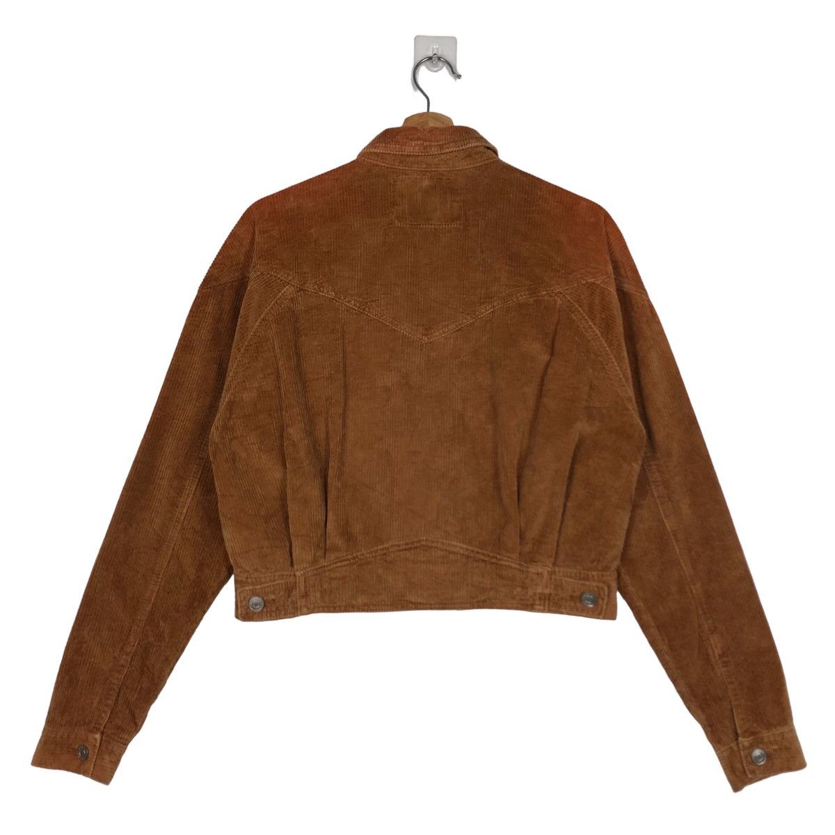 Japanese Brand 🔥American Holic Biker Corduroy Cropped Jacket Size US XS / EU 42 / 0 - 8 Thumbnail