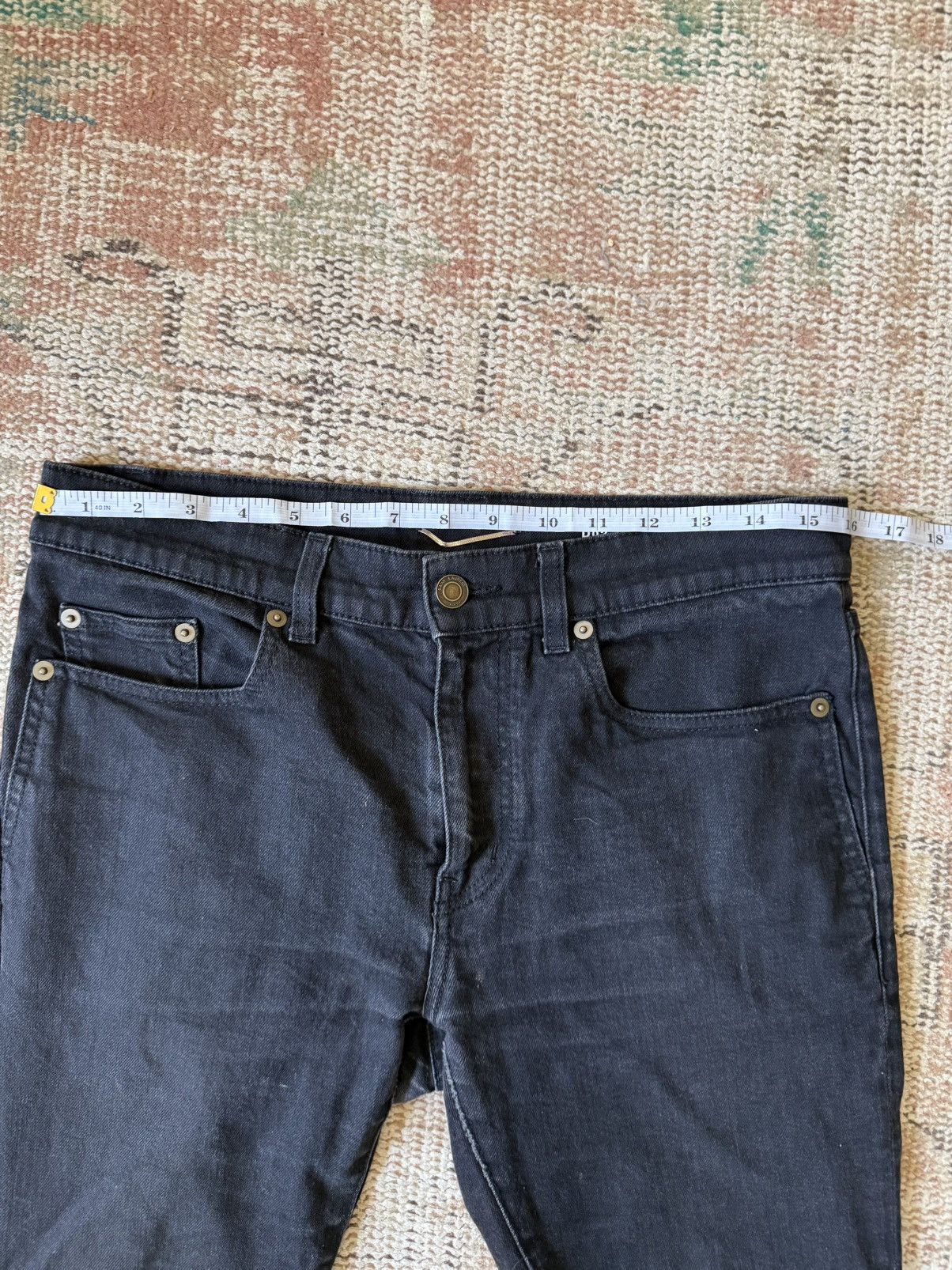 Saint Laurent Paris YSL Saint Laurent slim fit black jeans size 31 Size US 31 - 9 Thumbnail