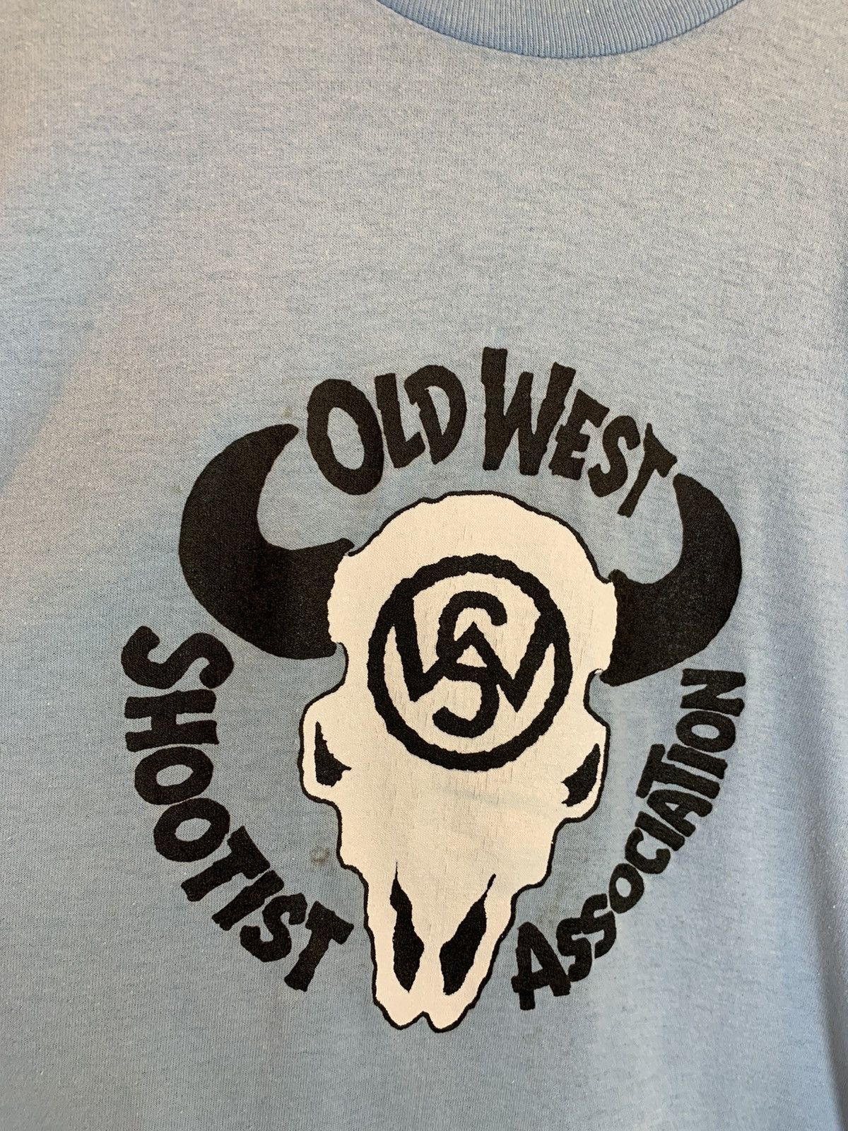 Vintage *RARE* Vintage 80’s Old West Shootist Single Stitch T-Shirt Size US XL / EU 56 / 4 - 2 Thumbnail