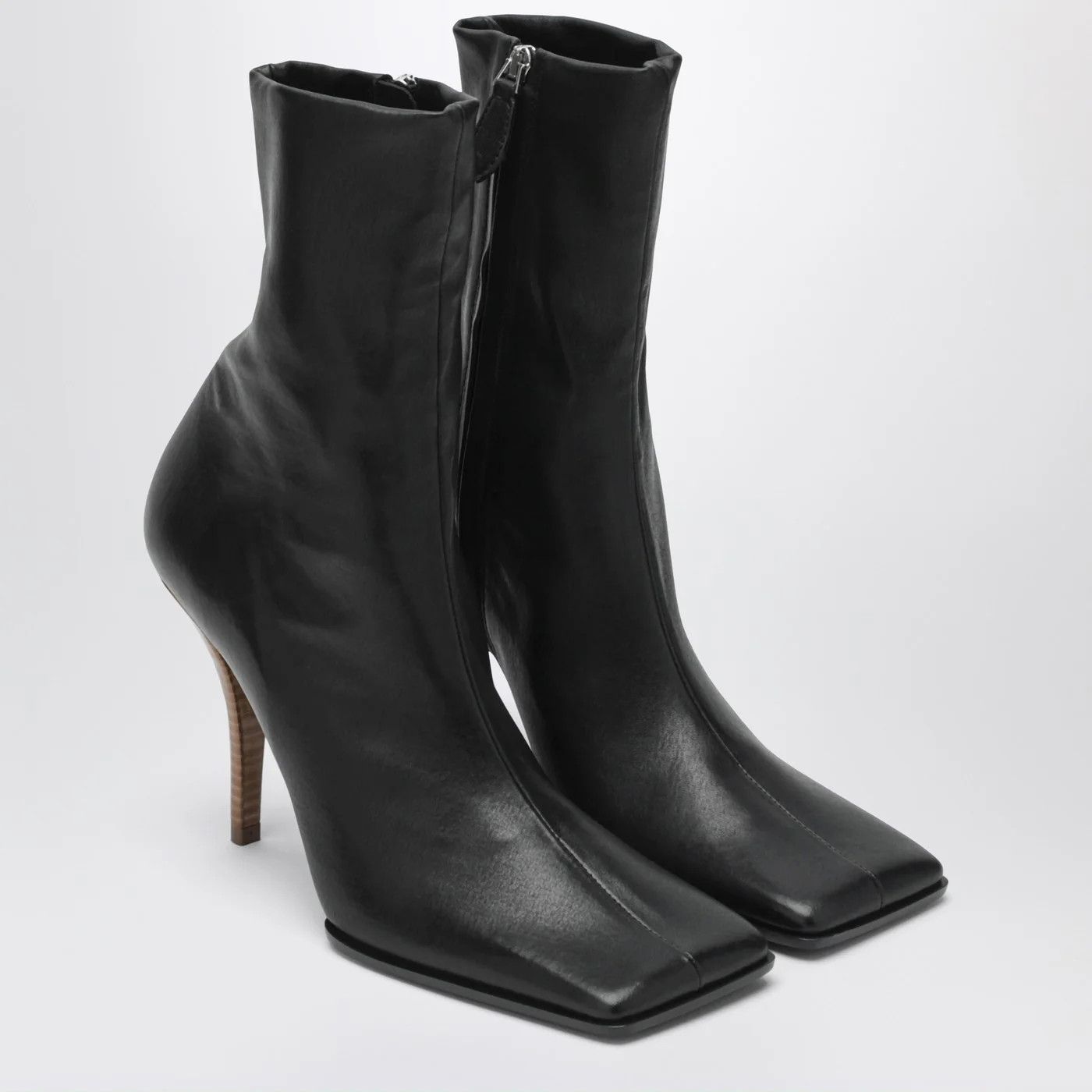 Alaia o1d2blof0426 Soft Square Sock Boots in Black Size US 9 / IT 39 - 2 Thumbnail