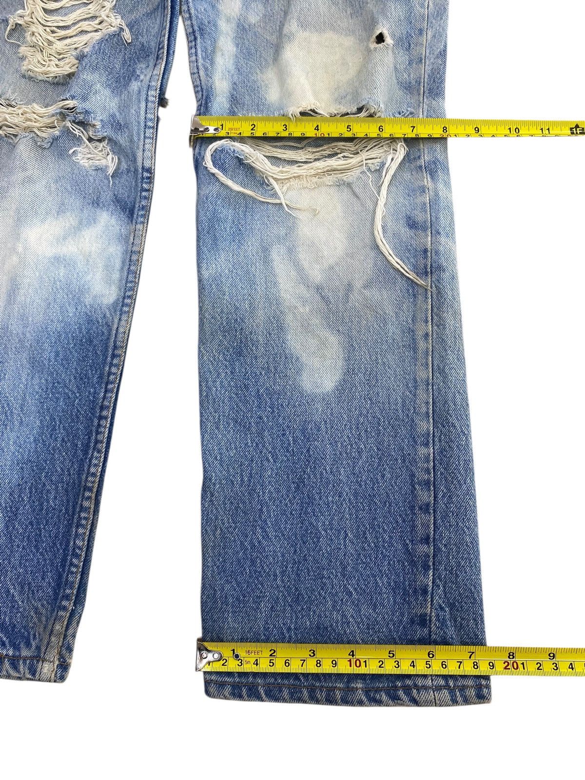 Levi's Levi’s Acid Wash Distressed Style Loose Jeans Size US 27 - 8 Thumbnail