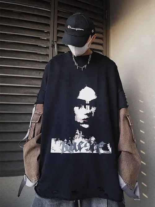 Other FACE Graphic Oversized Double Sided Sweatshirt Size US M / EU 48-50 / 2 - 5 Thumbnail