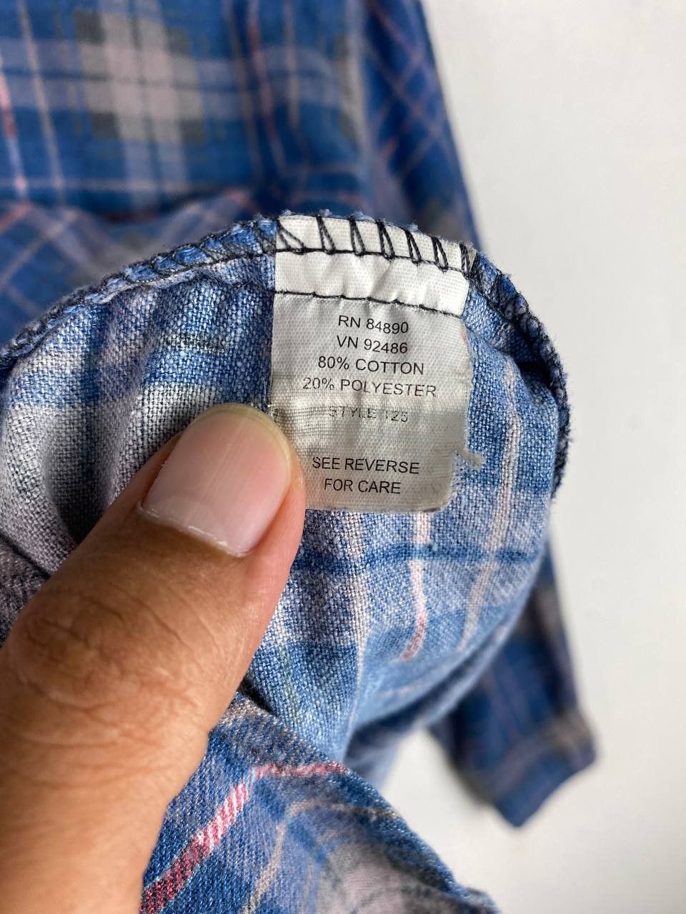 Haband haband checkered flannel shirt made in swaziland Size US M / EU 48-50 / 2 - 6 Thumbnail