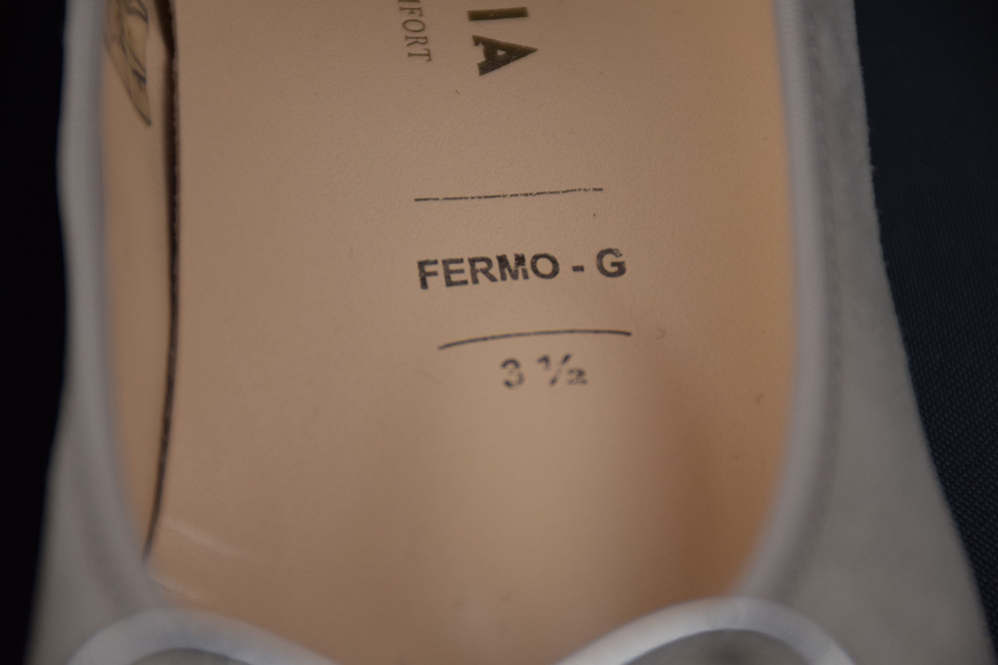 Handmade HASSIA Fermo-G Gray Bow Suede Ballet US 6 UK 3.5 Eu 37 Size US 6 / IT 36 - 7 Thumbnail