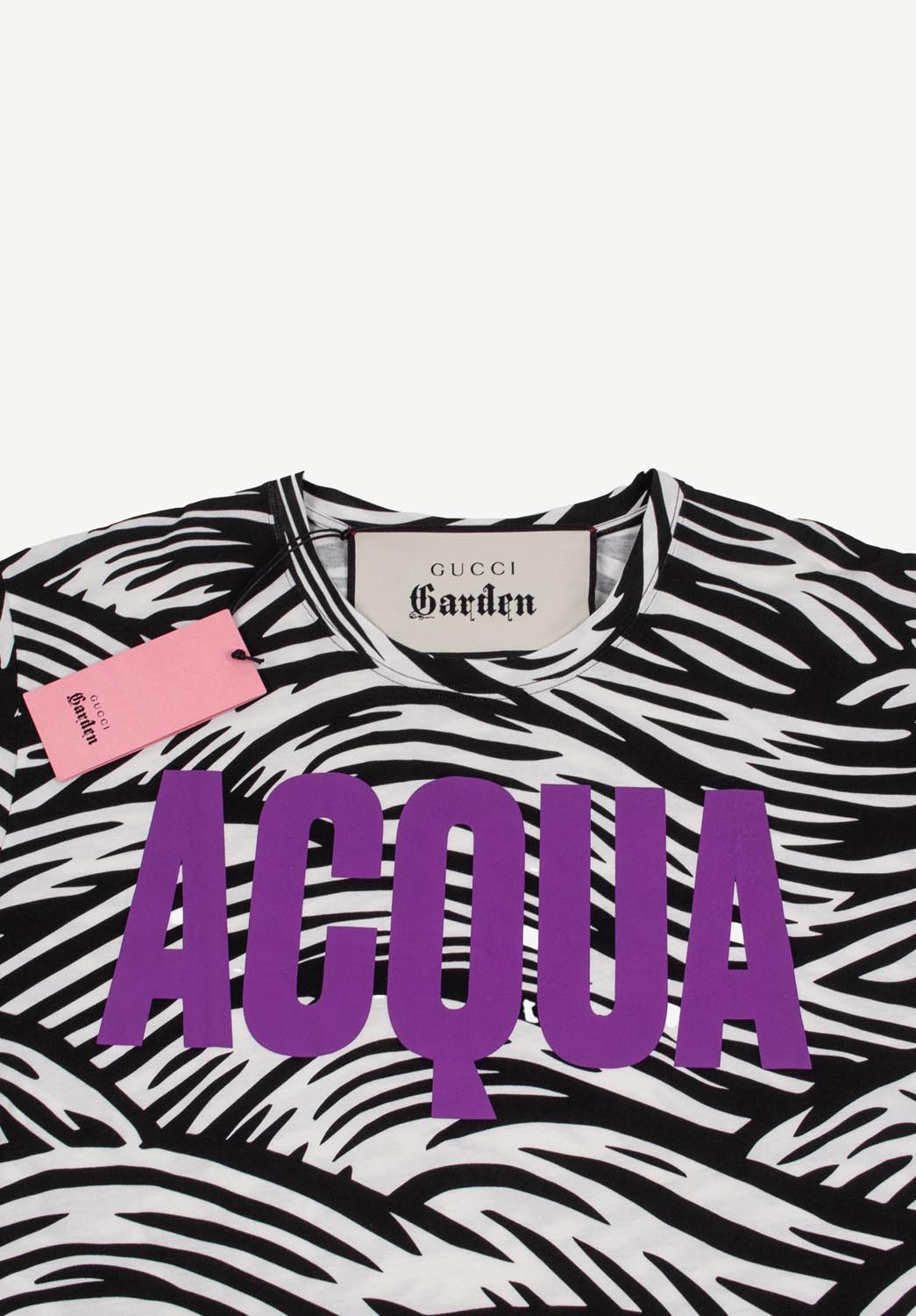 Gucci Original Gucci Garden Acqua Zebra Men T-Shirt Size L, H2965 Size US L / EU 52-54 / 3 - 2 Thumbnail