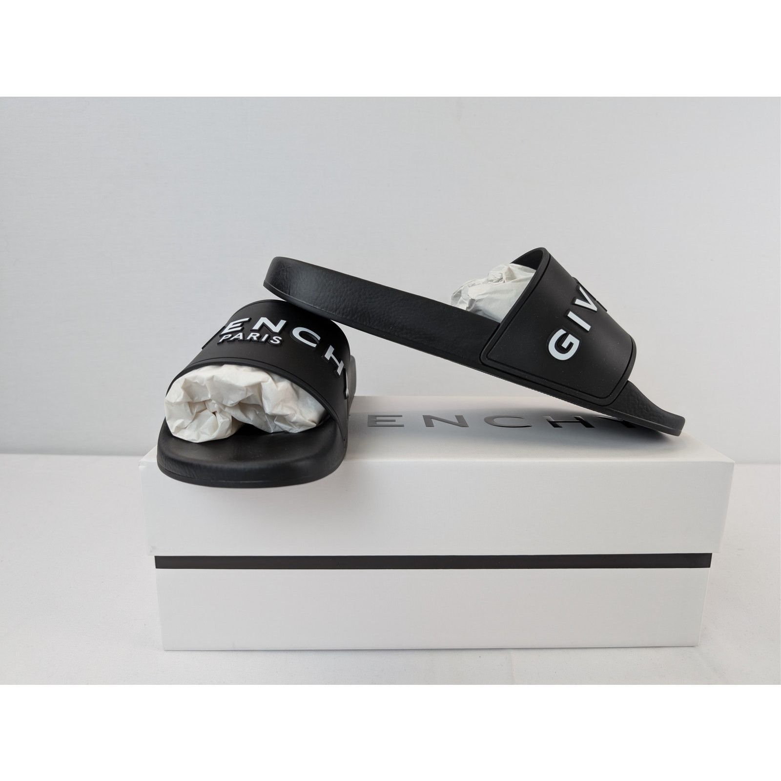 Givenchy o1rshd1 Slides Slippers Sandals in Black Size US 11 / EU 44 - 20 Thumbnail