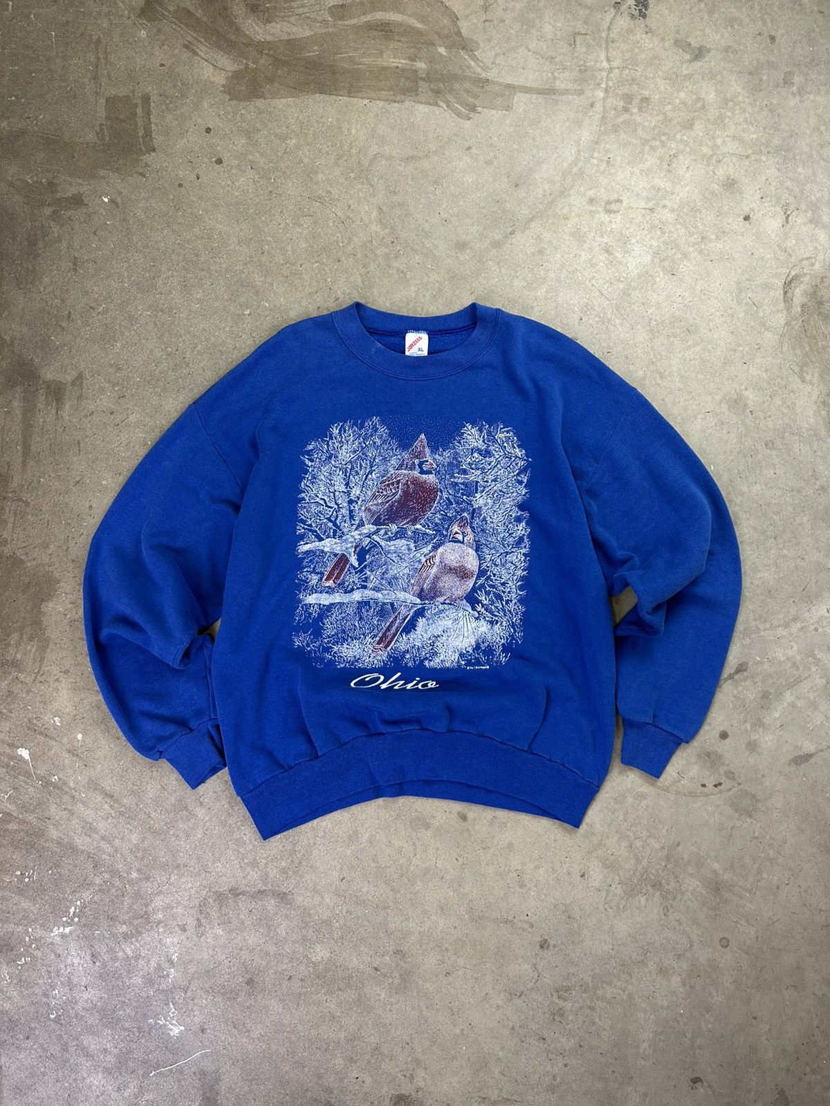 Vintage Vintage 90s Ohio Birds Nature Crewneck XL Size US XL / EU 56 / 4 - 1 Thumbnail