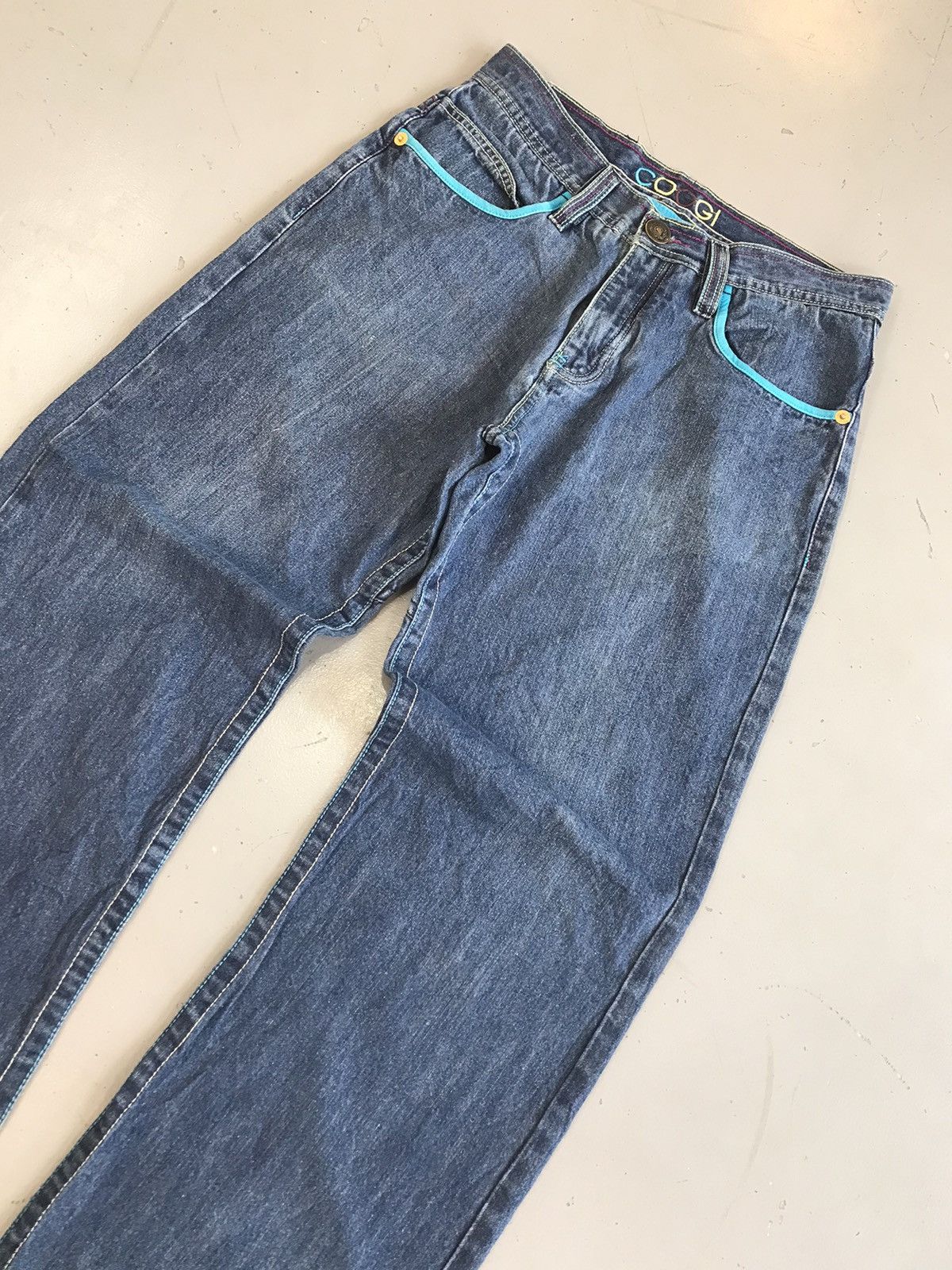 Coogi × Vintage Vintage Coogi sword ⚔️ sneck embroidered denim Size US 32 / EU 48 - 5 Thumbnail