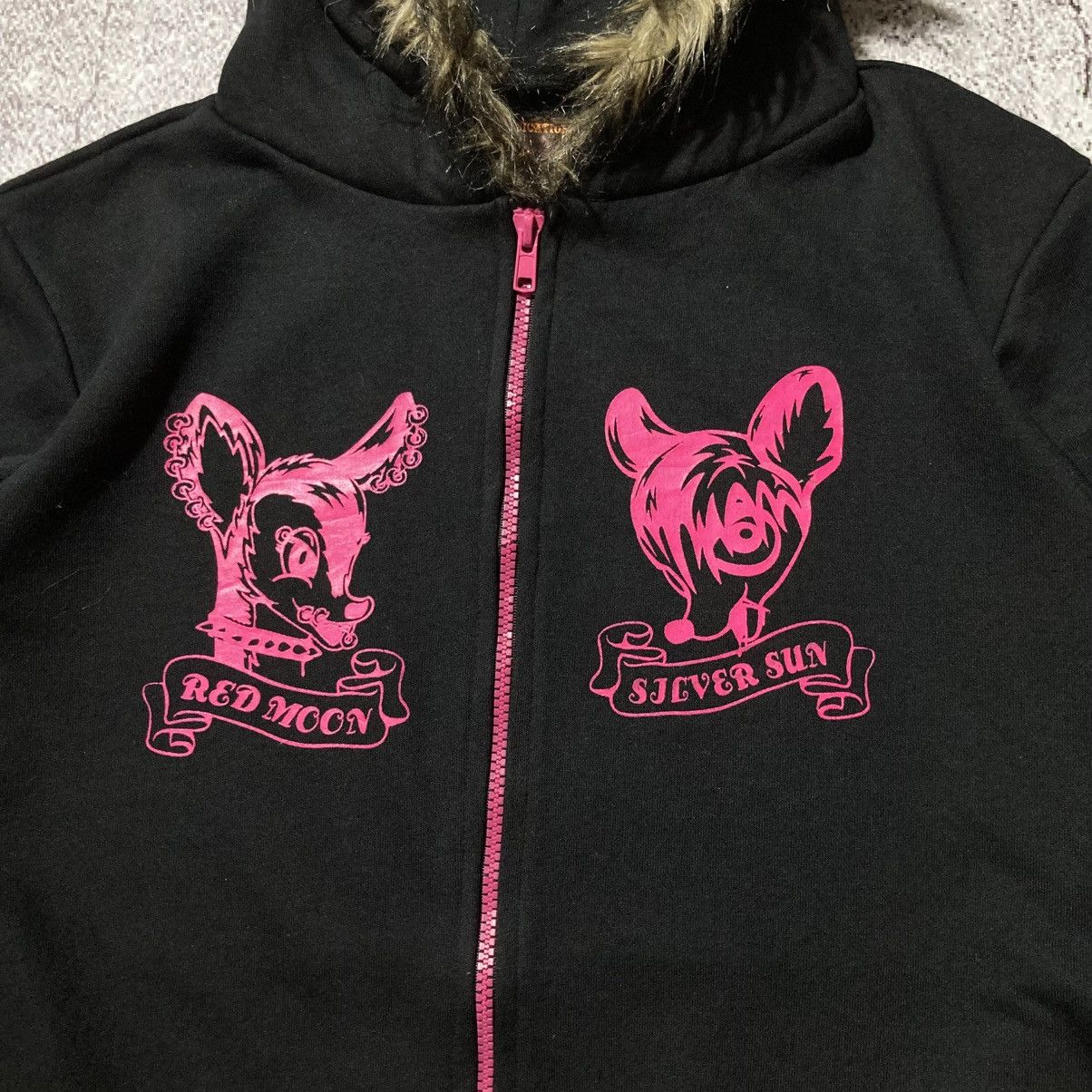 Japanese Brand 2000s High Communications Cartoon Fur Ziphoodie Black Lgb Size US S / EU 44-46 / 1 - 7 Thumbnail