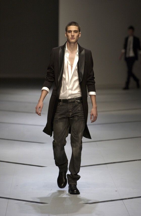 Dior × Hedi Slimane SS03 Dior Homme "Follow Me" Runway Clawmark Denim Jeans Size US 28 / EU 44 - 12 Thumbnail