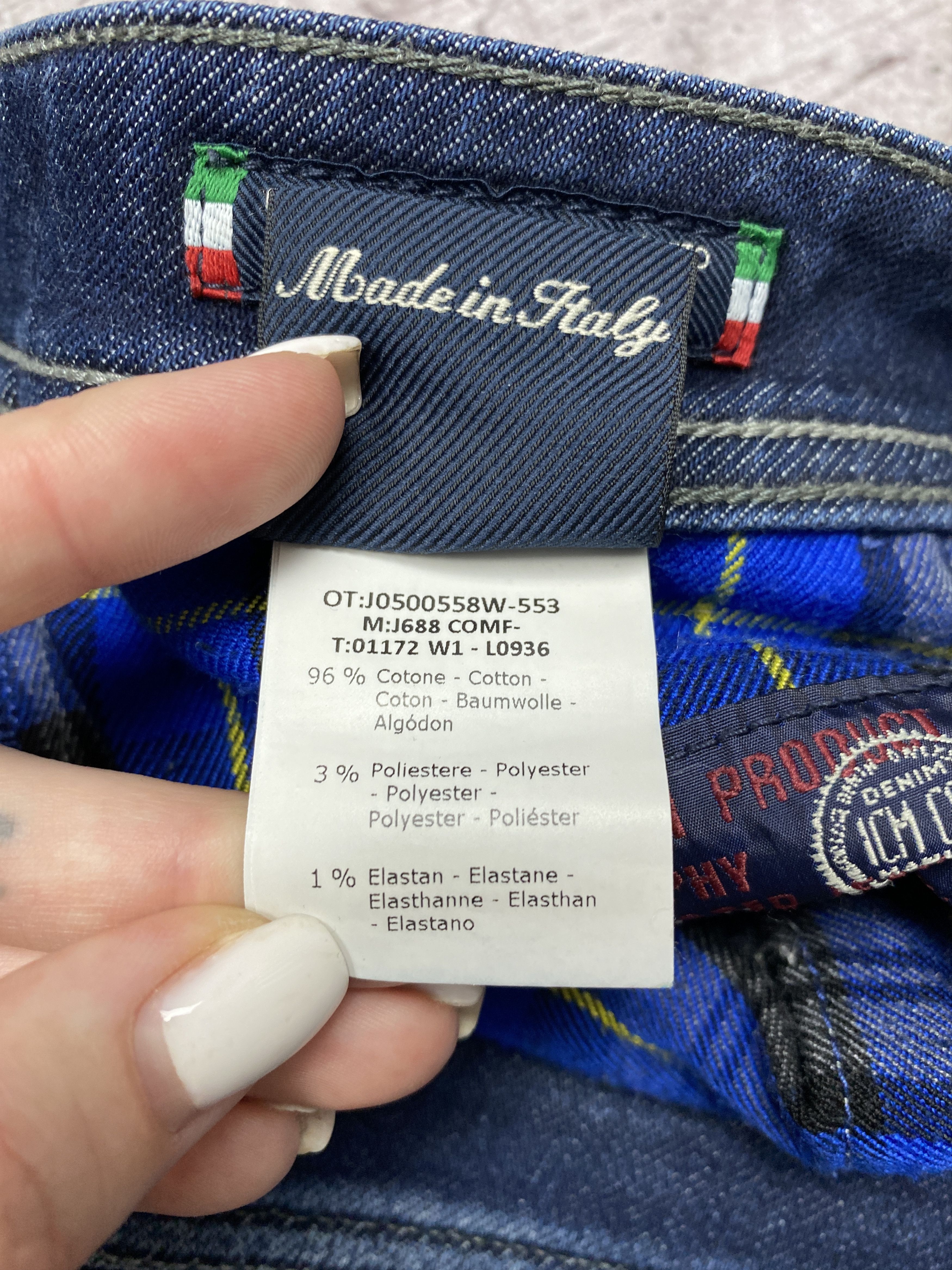 Jacob Cohen × Vintage Jacob Cohen Handmade Vintage Mens Denim Pants Jeans Size US 36 / EU 52 - 7 Thumbnail