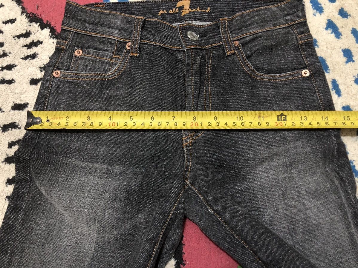 7 For All Mankind 7 For All Mankind Frayed Mud Wash Flares Distressed Jeans Size 24" / US 00 / IT 34 - 21 Thumbnail