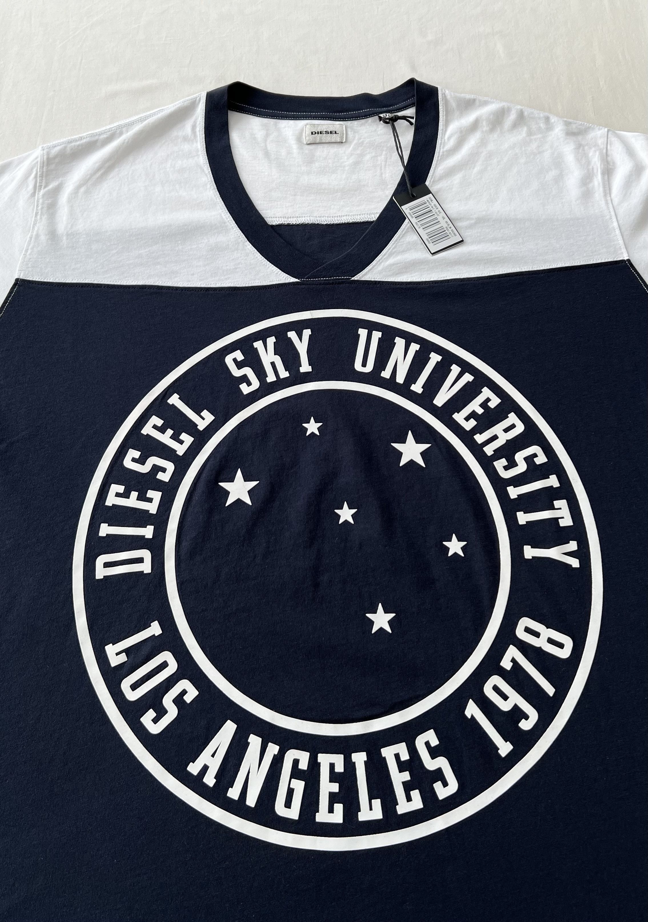 Diesel Diesel Sky University Los Angeles 1978 V-neck T-shirt Size US XXL / EU 58 / 5 - 3 Thumbnail