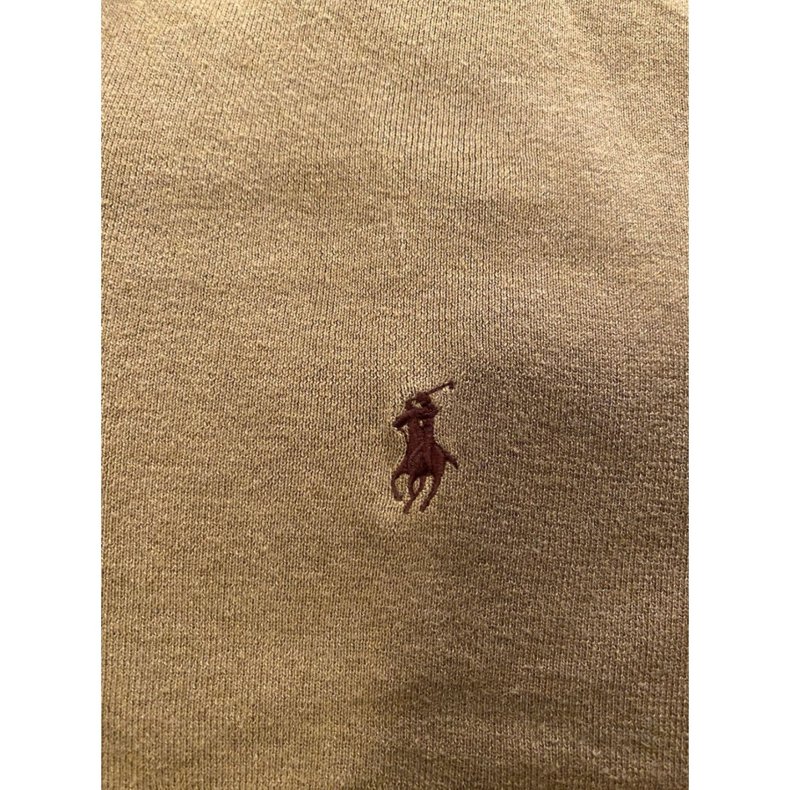 Polo Ralph Lauren VINTAGE Polo Ralph Lauren Sweater Pullover 2XL Men Brown 100% Pima Cotton V-Neck Size US XXL / EU 58 / 5 - 4 Thumbnail