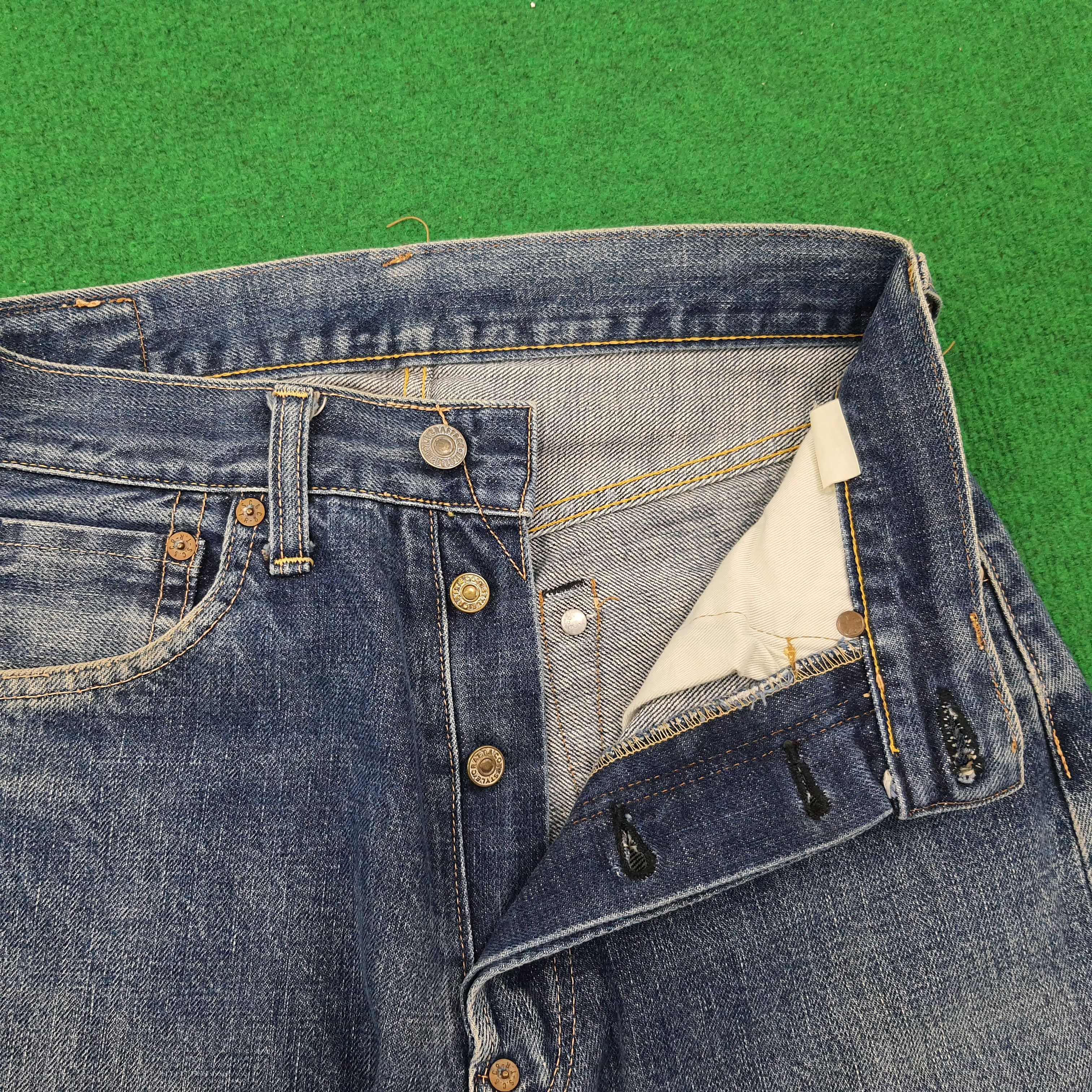 Japanese Brand Vintage Evisu Selvedge Japan Brand Custom Daicock Jeans Size US 26 / EU 42 - 7 Thumbnail