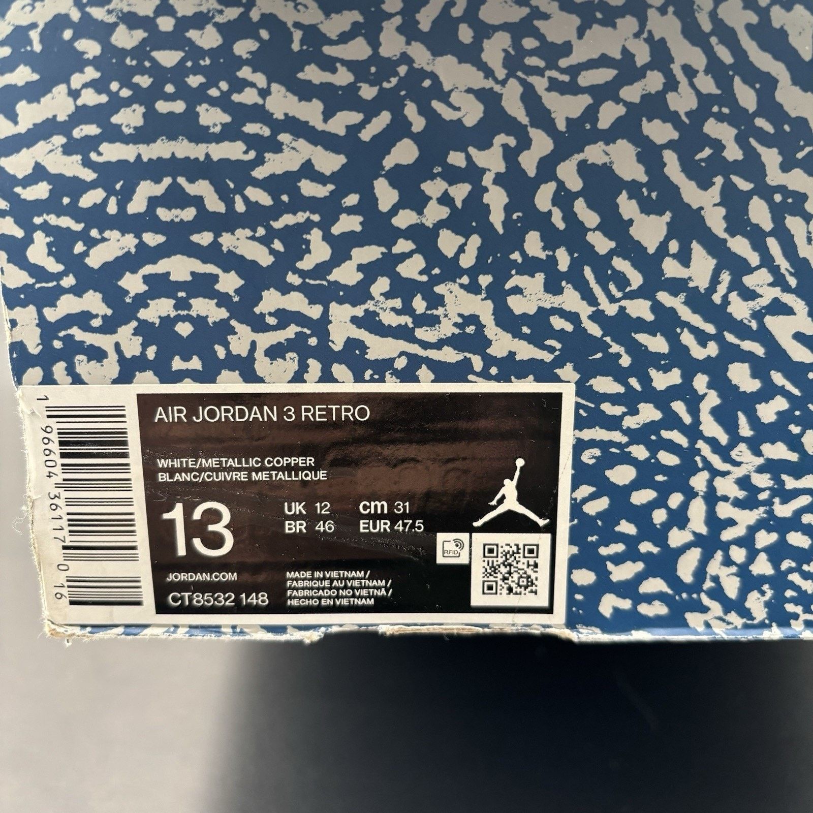 Jordan Brand Size 13 - Jordan 3 Retro Mid Washington Wizards Size US 13 / EU 46 - 22 Thumbnail