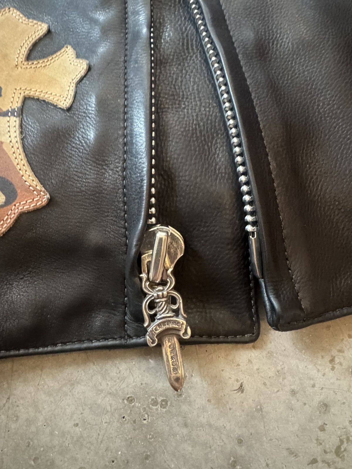 Chrome Hearts Chrome Hearts Sex Records Leather Racing Jacket Size US XL / EU 56 / 4 - 10 Thumbnail