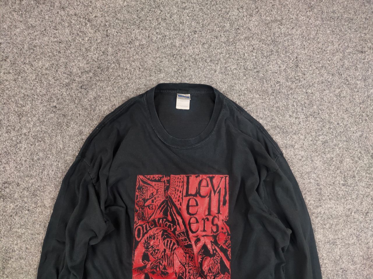 Band Tees Vintage 90's The Levellers One Way Band Long sleeve T-Shirt Size US XL / EU 56 / 4 - 8 Thumbnail