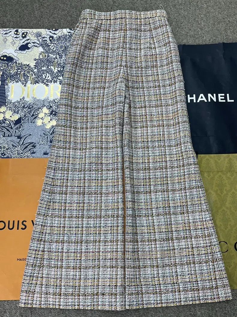 Chanel Chanel Colourful tweed knitted trousers Size 24" / US 00 / IT 34 - 3 Thumbnail