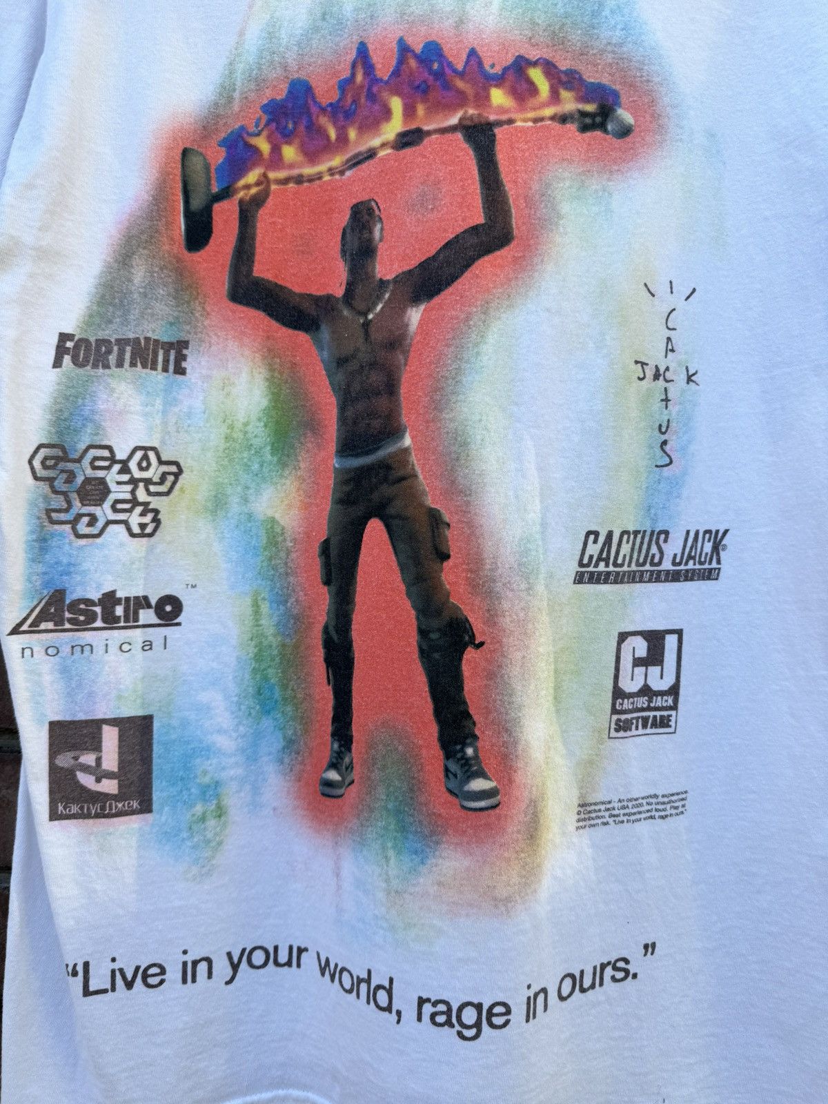 Rap Tees Cactus Jack T-Shirt Size US M / EU 48-50 / 2 - 8 Thumbnail