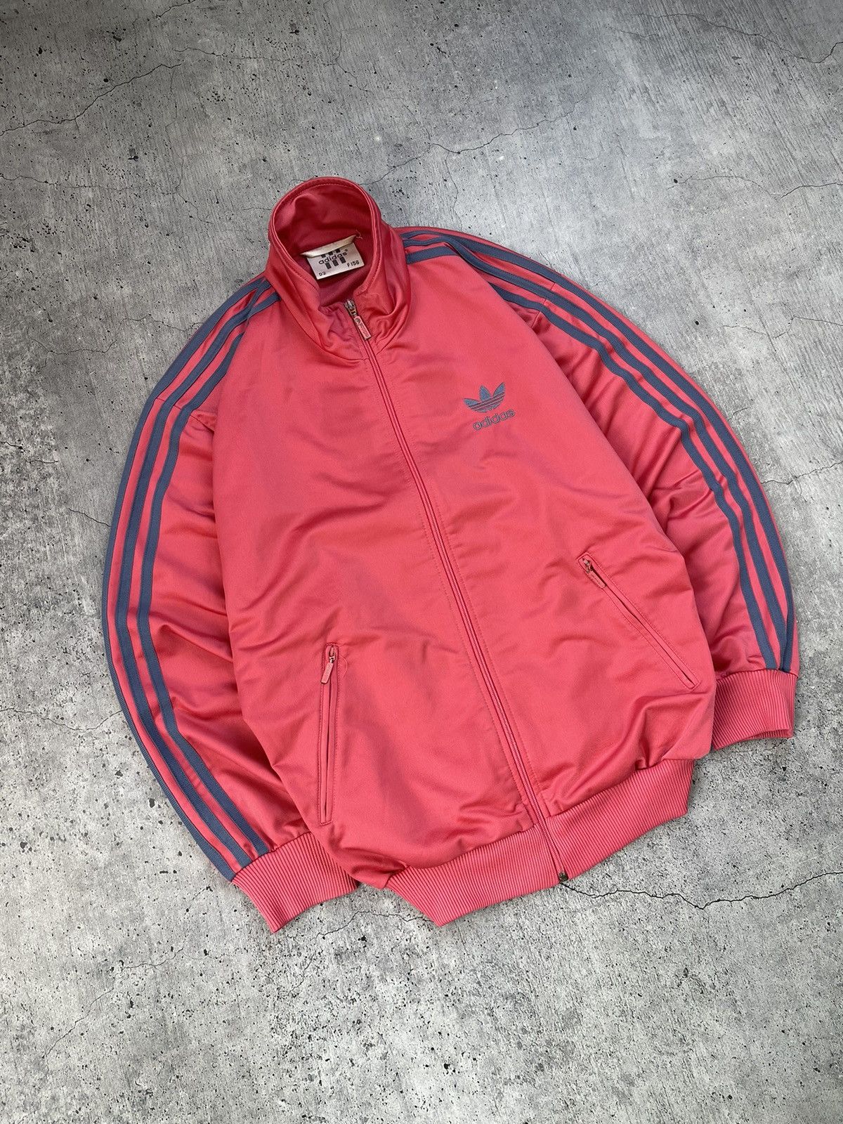 Adidas × Vintage Vintage Adidas Y2K track jacket Pink Size US M / EU 48-50 / 2 - 5 Thumbnail