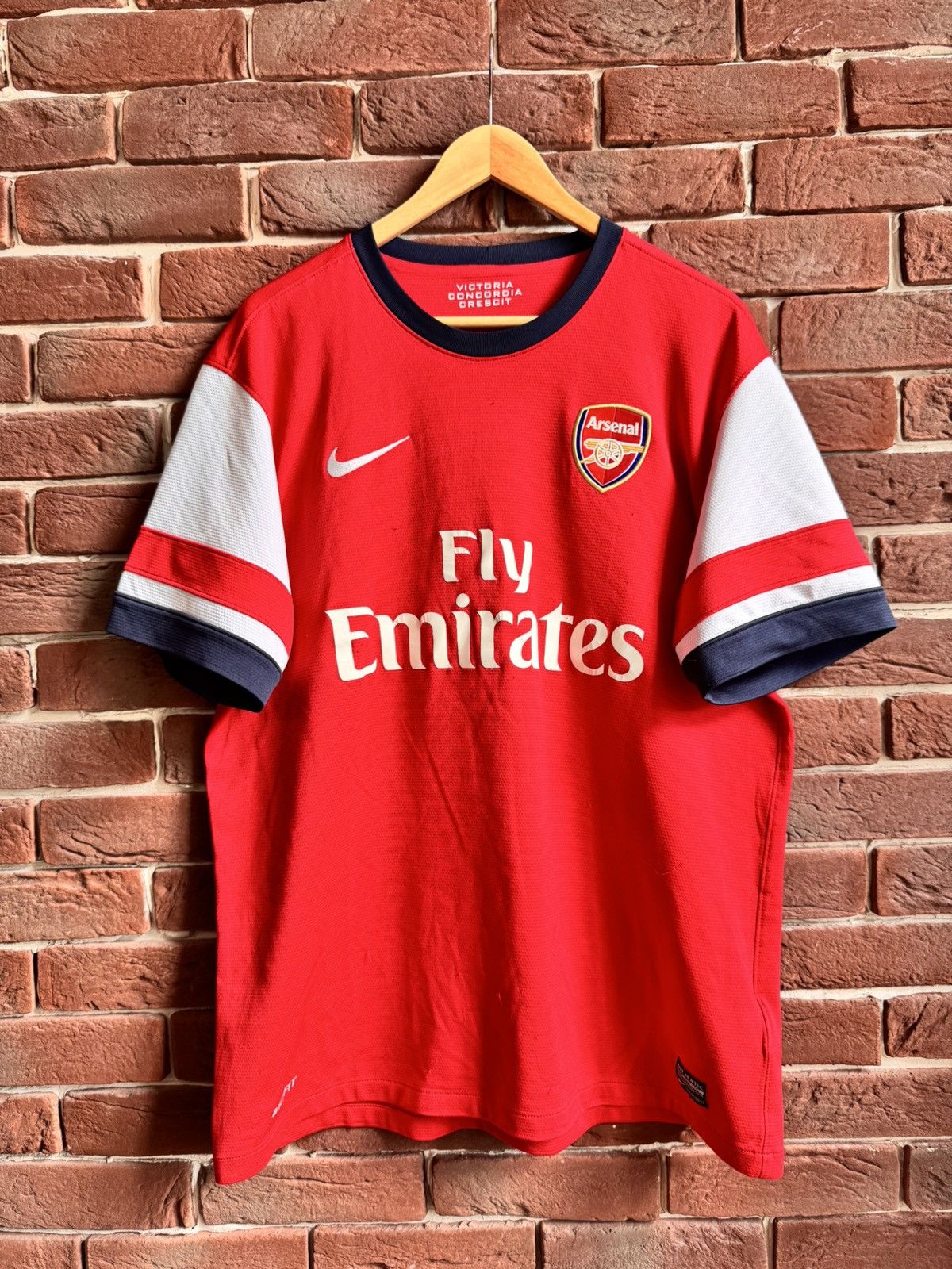Nike arsenal londyn Y2K Red Jersey Nike Swoosh Soccer kit large Size US L / EU 52-54 / 3 - 1 Thumbnail
