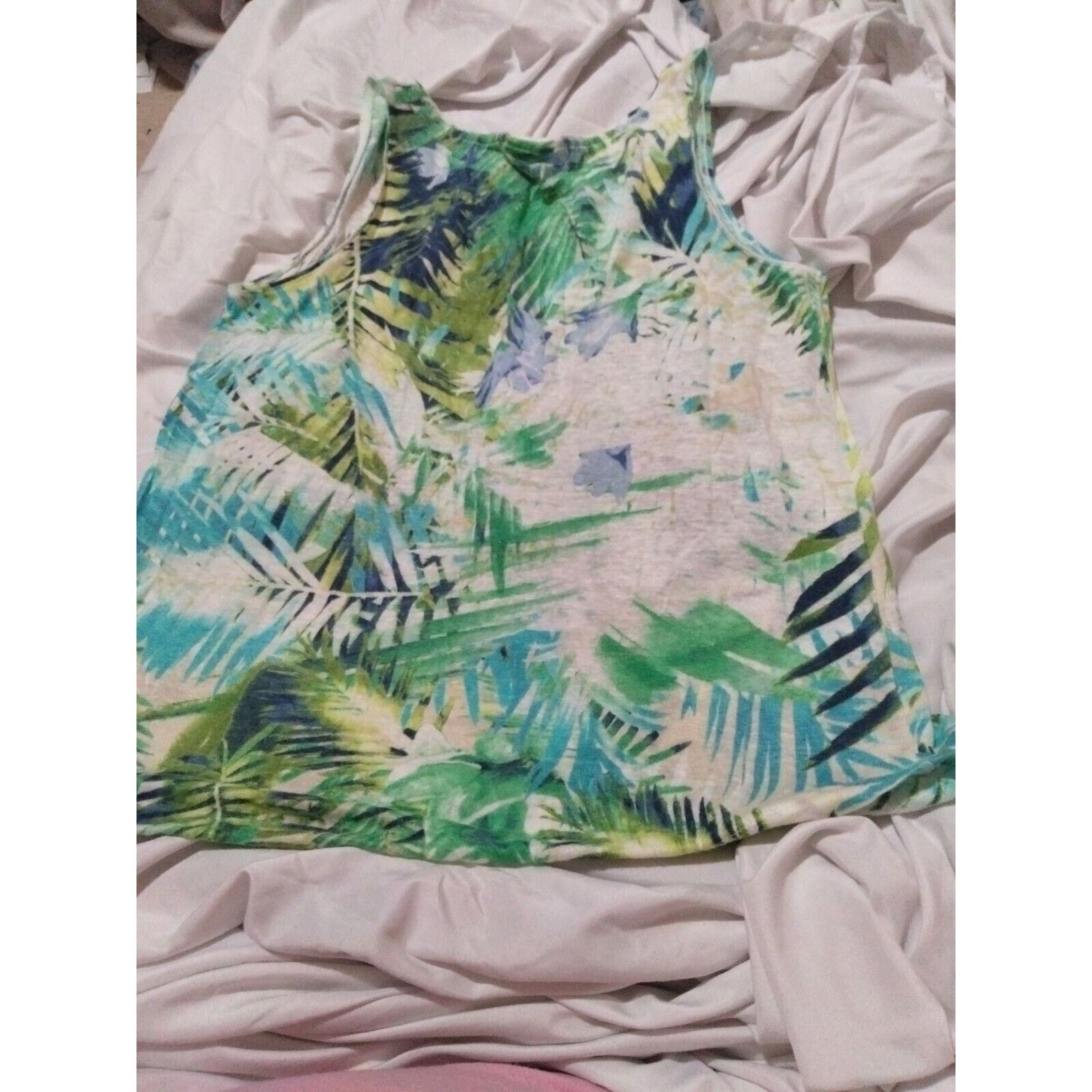 Other J Jill Love Linen Sleeveless Palm Leaf Sleeveless Linen XS Size XS / US 0-2 / IT 36-38 - 8 Thumbnail