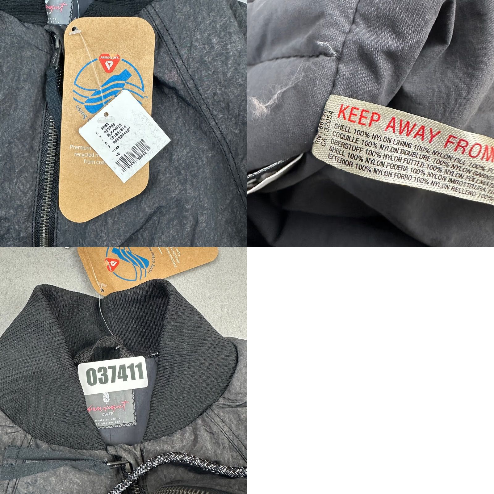 Free People Free People Movement Jacket XS Gray Tricked Out Trek Lightweight Oversize Parka Women's Size XS / US 0-2 / IT 36-38 - 8 Thumbnail
