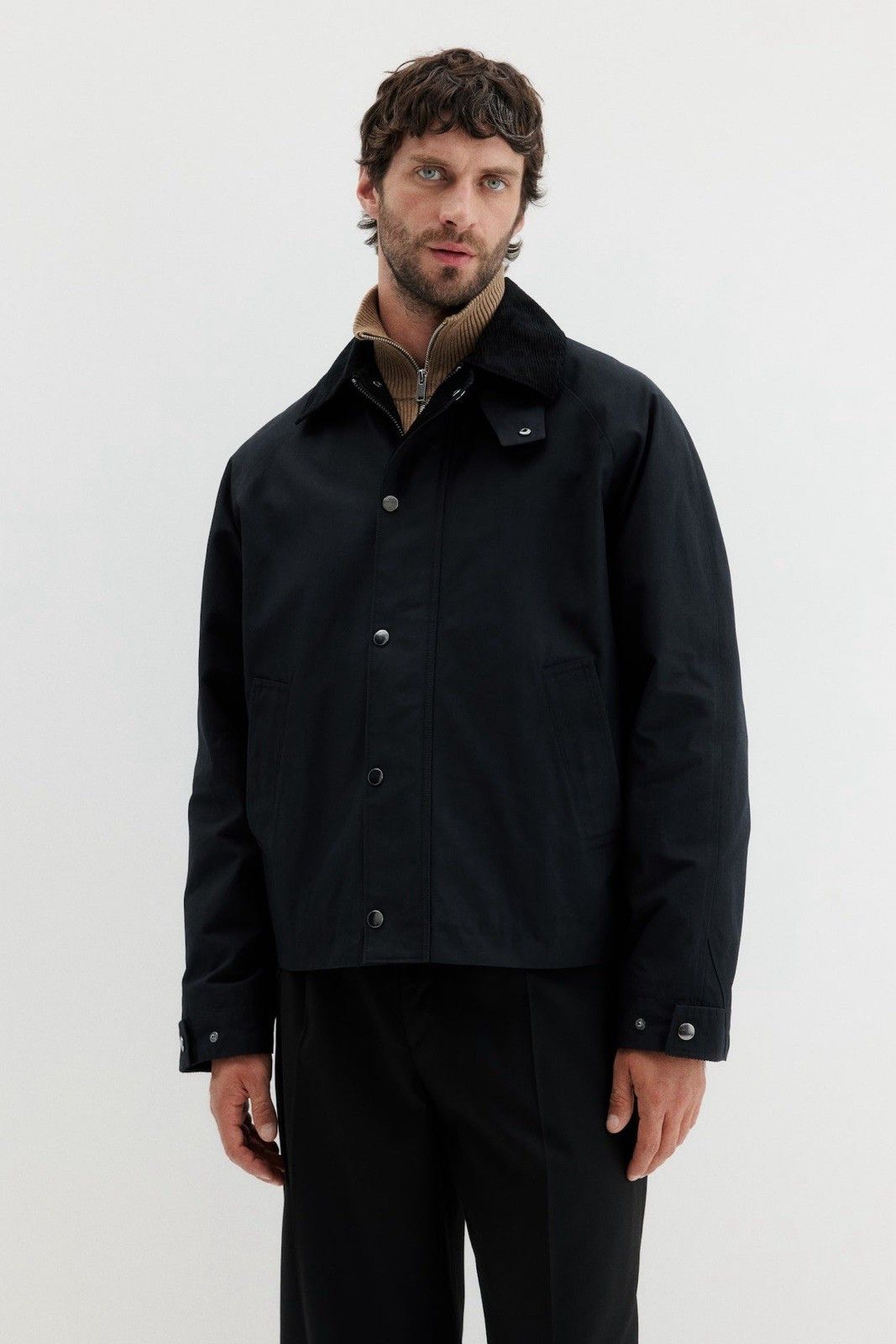 H&M H&M Waxed Wax Transport Casual Jacket Relaxed Fit Size US XL / EU 56 / 4 - 1 Thumbnail
