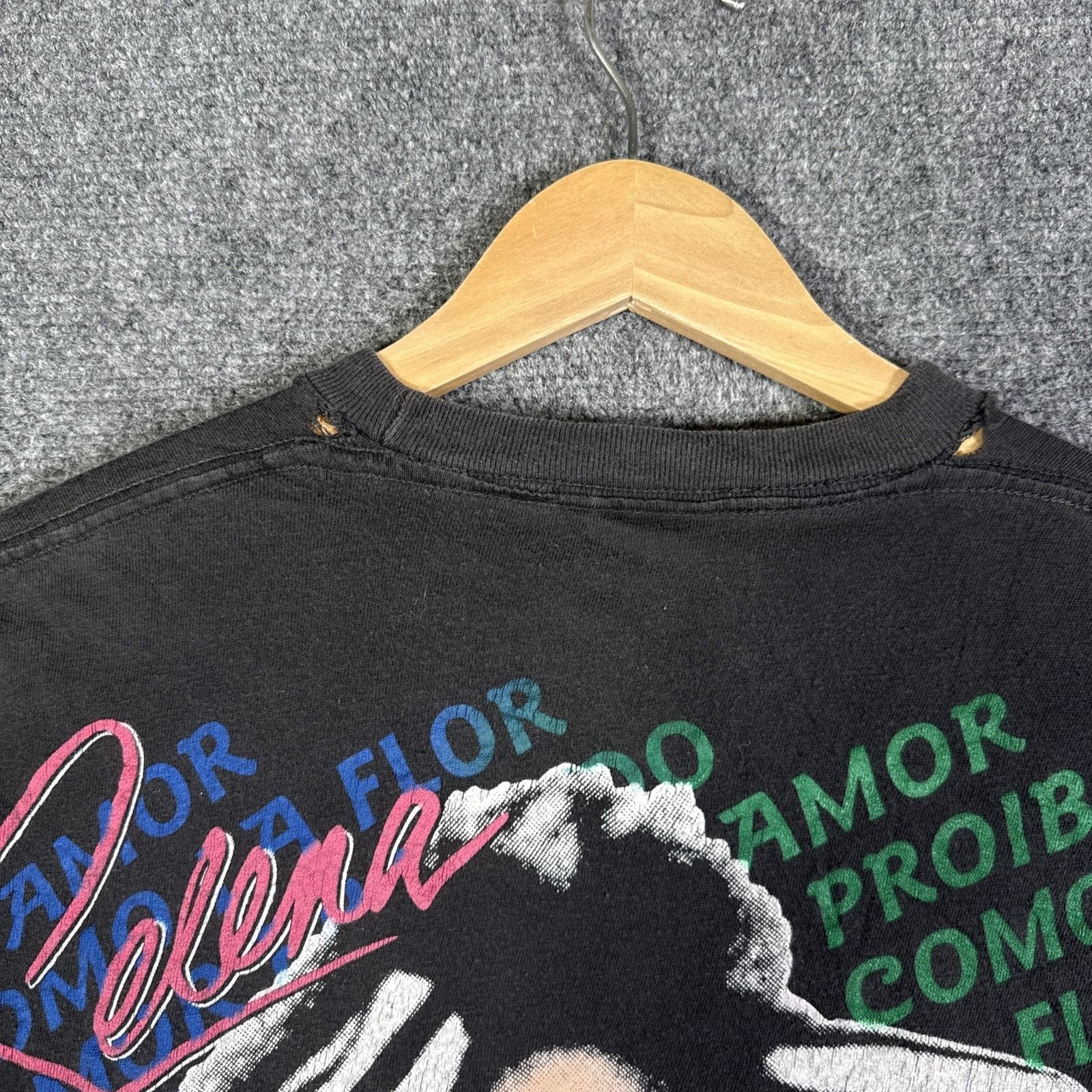 Rap Tees Vintage Selena Shirt Large Black 80s Rap Mexico Tejano Siemp Size US M / EU 48-50 / 2 - 3 Thumbnail