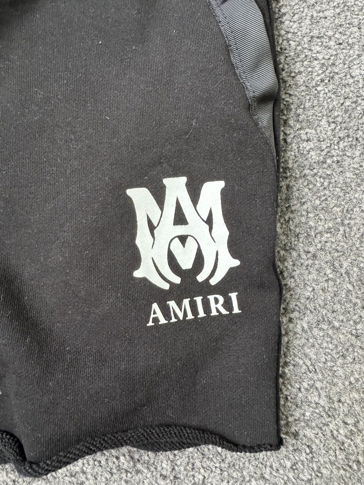 Amiri Amiri Black Logo Shorts Size US 30 / EU 46 - 3 Thumbnail