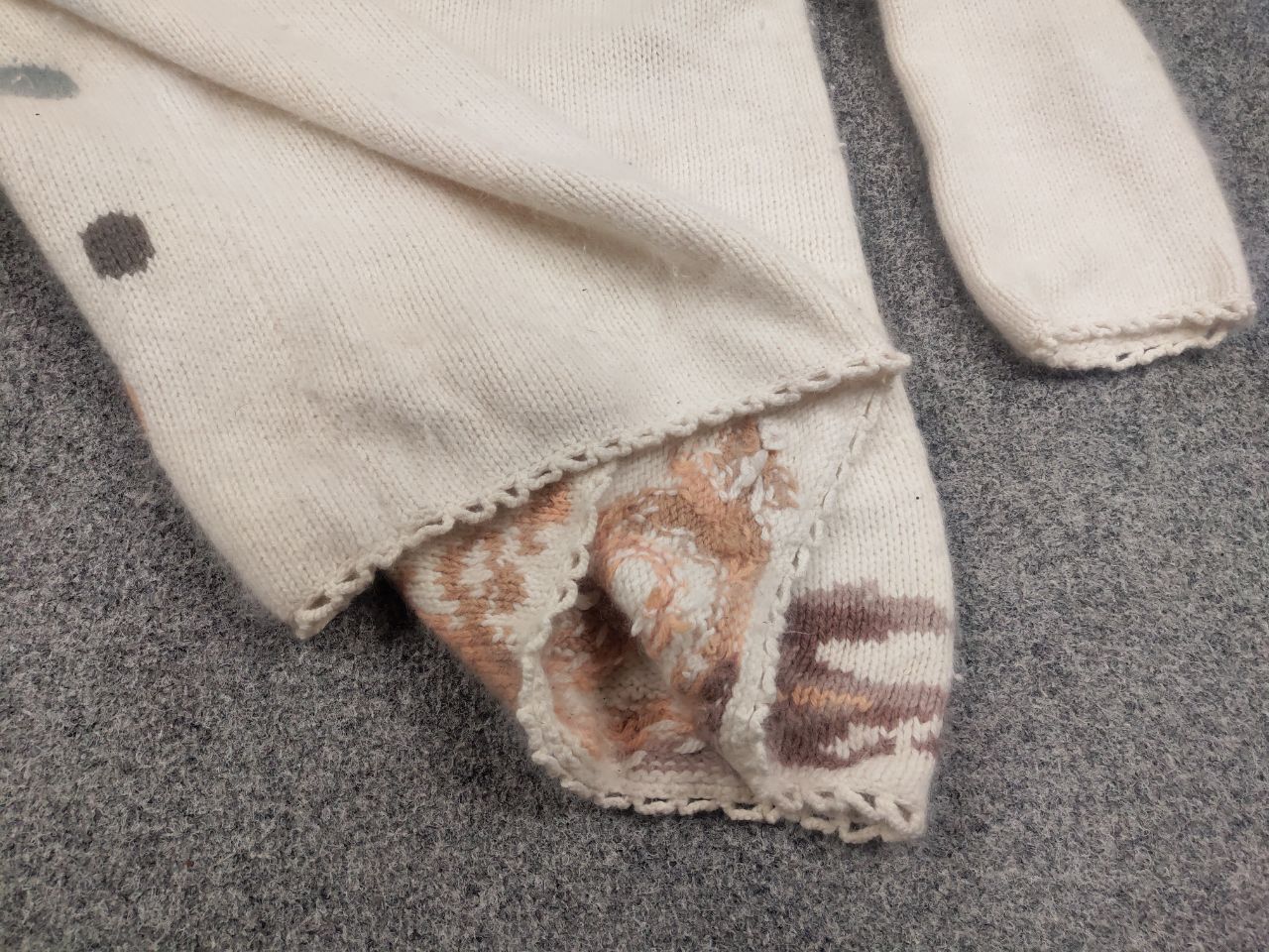 Other Umberto Ginocchietti 80's longline knit angora blend sweater Size M / US 6-8 / IT 42-44 - 14 Thumbnail