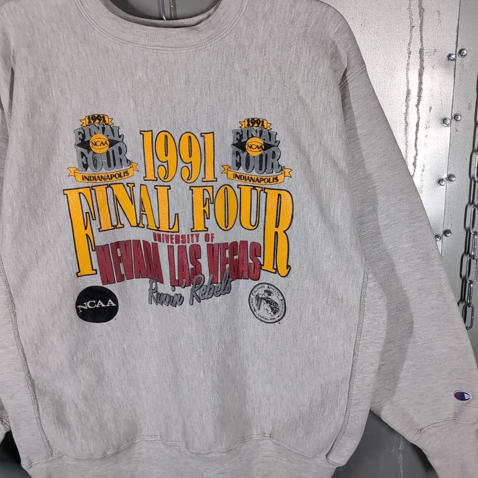 UNLV Vintage Champion Reverse Weave Crewneck Sweatshirt XL