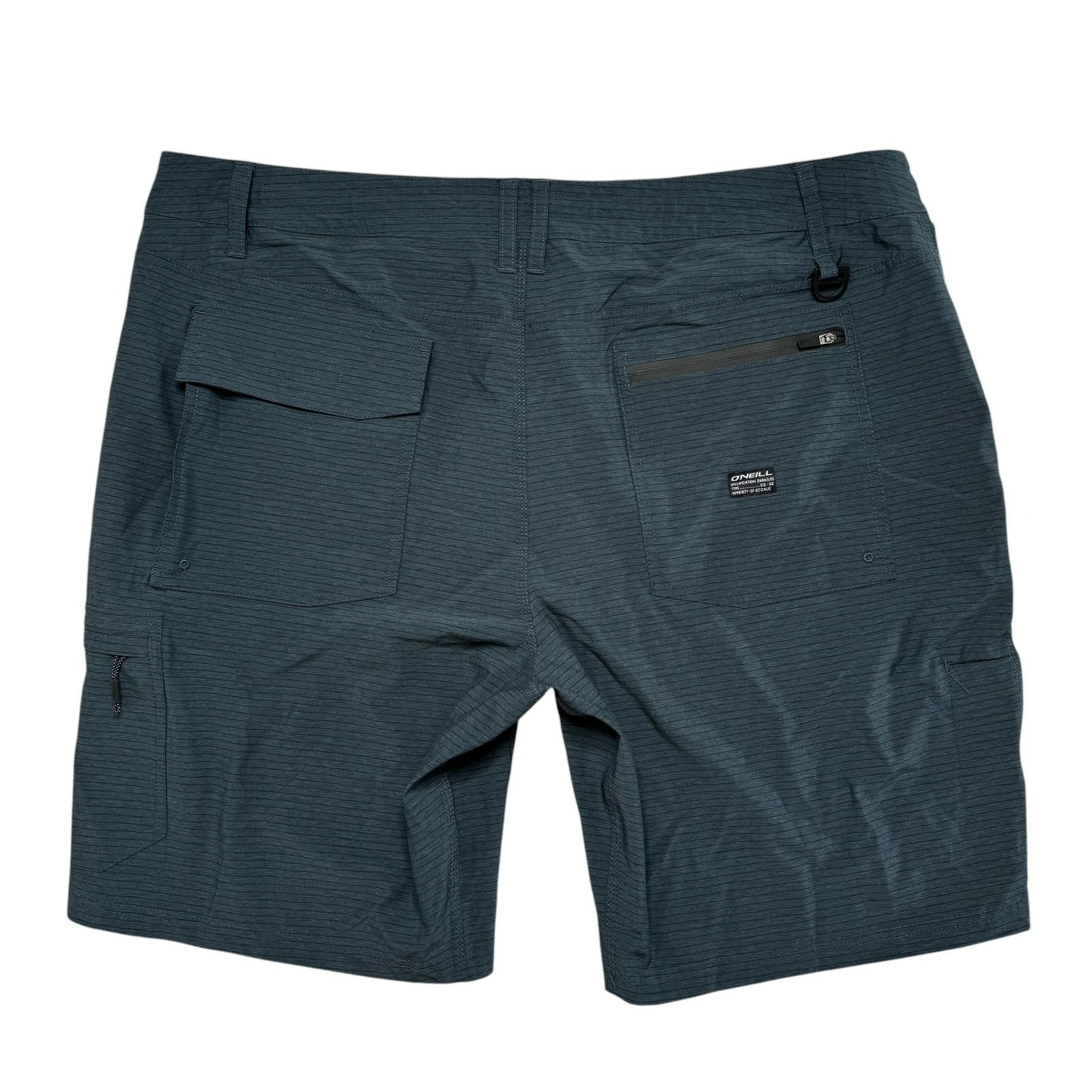 O'Neill O’NEILL Crossover Hybrid Blue Gray Stripe Short 40 Men Size US 40 / EU 56 - 2 Thumbnail