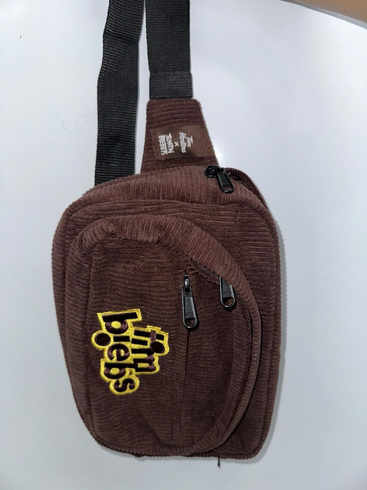 Other Justin Bieber X Tim Hortons Brown Corduroy Crossbody Bag Size ONE SIZE - 5 Thumbnail