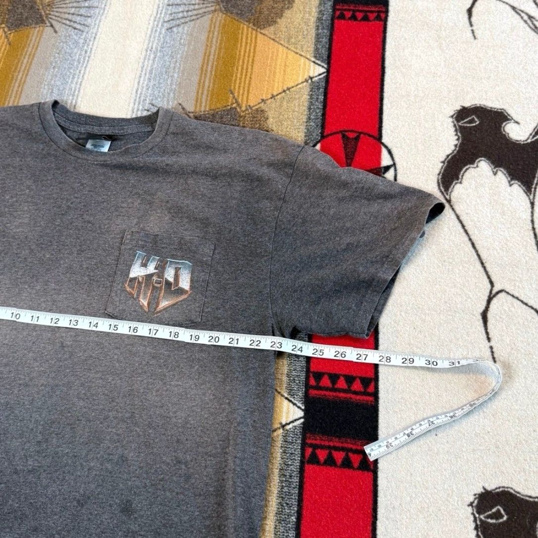 Harley Davidson Harley Davidson Men’s T-Shirt Biker Pocket Gray XL 90s Y2K Motorcycle Shirt Mens Short Sleeve Vintage No Size US XL / EU 56 / 4 - 7 Thumbnail
