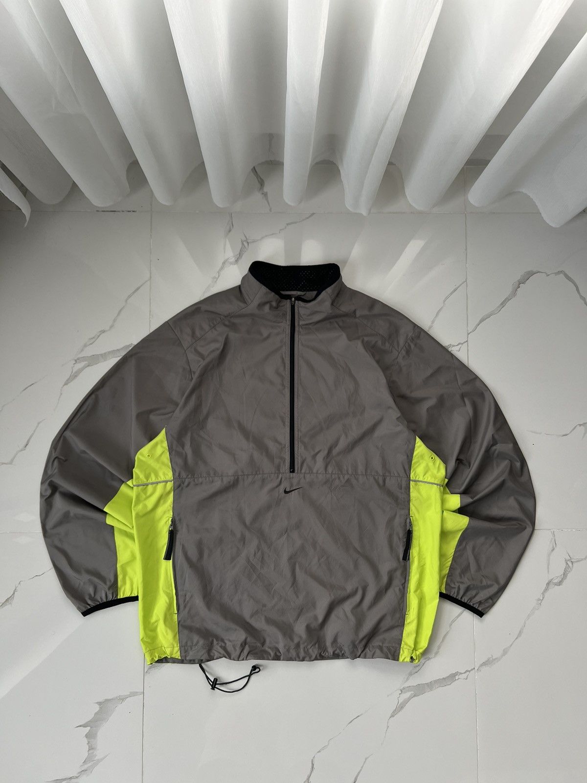 Nike 90's NIKE CENTR SWOOSH 1/2 HALF ZIP ANORAK TRACK JACKET Y2K Size US L / EU 52-54 / 3 - 1 Thumbnail