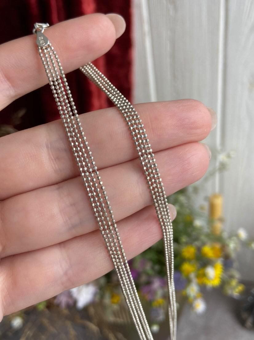 Fine Sterling Silver 925 Chain Necklace Italy 11.4 gr