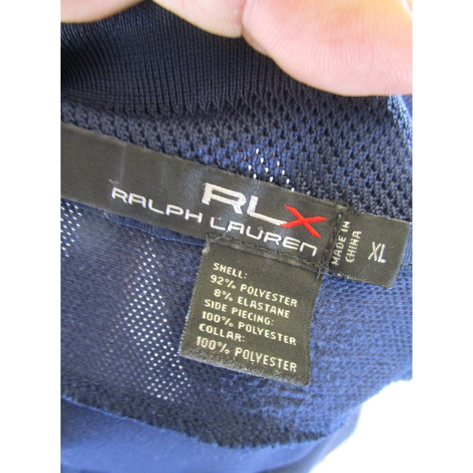 RLX Ralph Lauren RLX Ralph Lauren Polo Shirt Mens XL Golf Performance Blue Stretch Size US XL / EU 56 / 4 - 6 Thumbnail