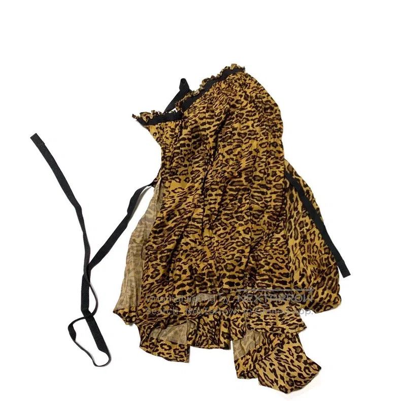 Junya Watanabe Junya Watanabe size XS Leopard Print Apron Skirt Size 24" / US 00 / IT 34 - 2 Thumbnail