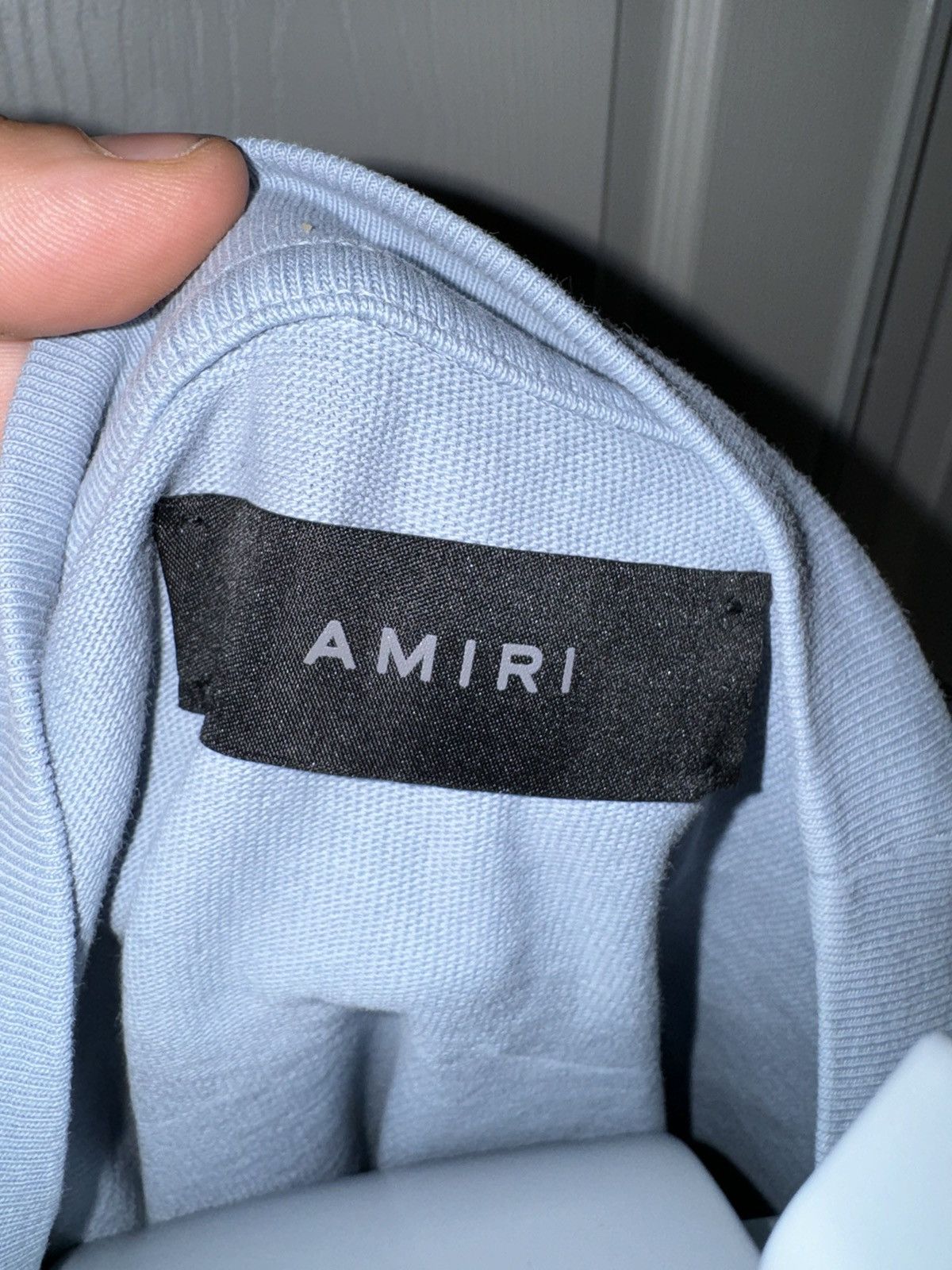 Amiri Amiri Blue 22 Tee Size US L / EU 52-54 / 3 - 4 Thumbnail