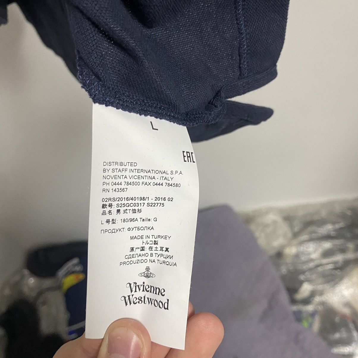 Vivienne Westwood Vintage Vivienne Westwood polo shirt rare blue Size US L / EU 52-54 / 3 - 9 Thumbnail