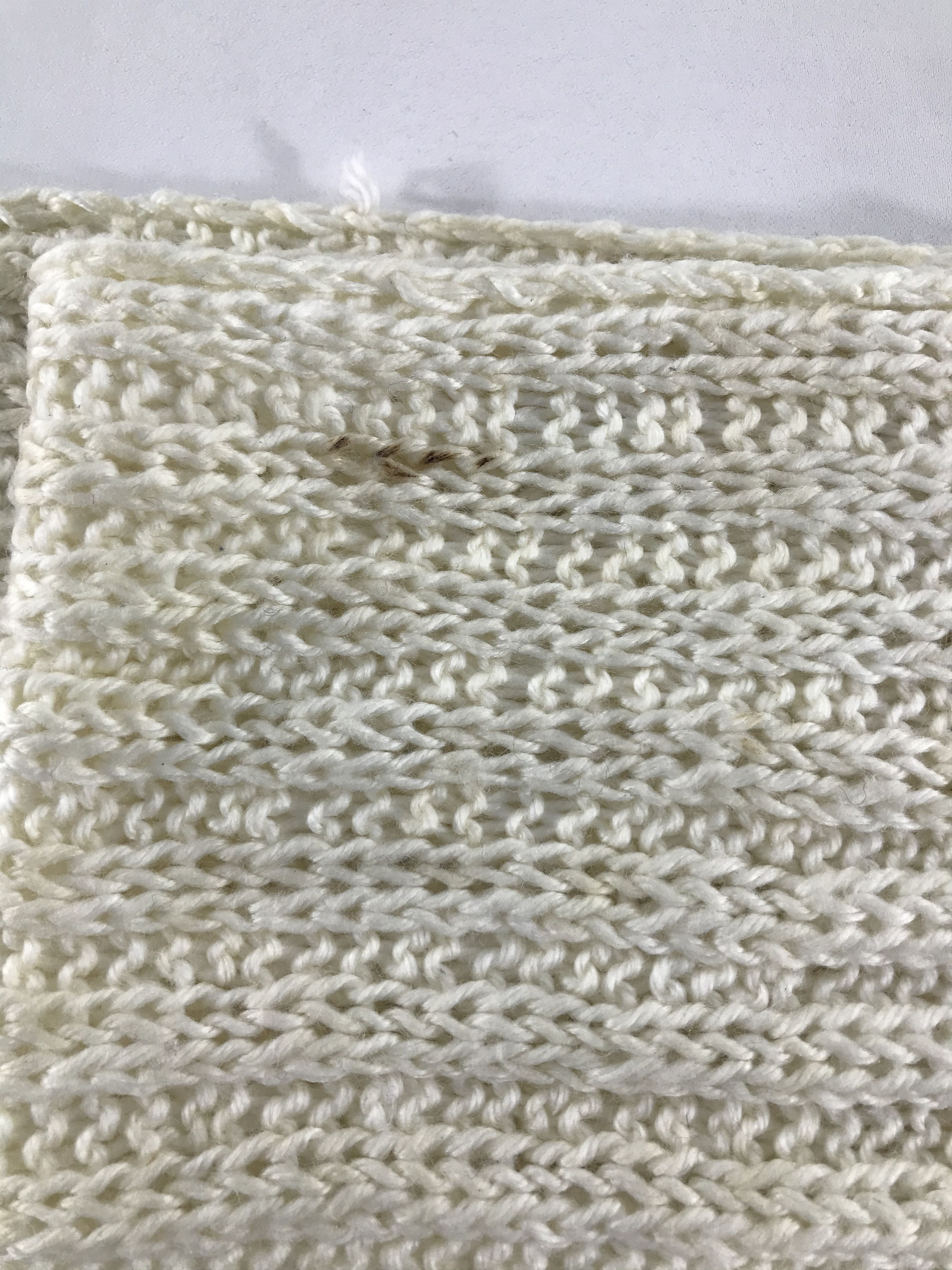 MCM MCM Cable Knit Wool Scarf Muffler V307 Size ONE SIZE - 6 Thumbnail