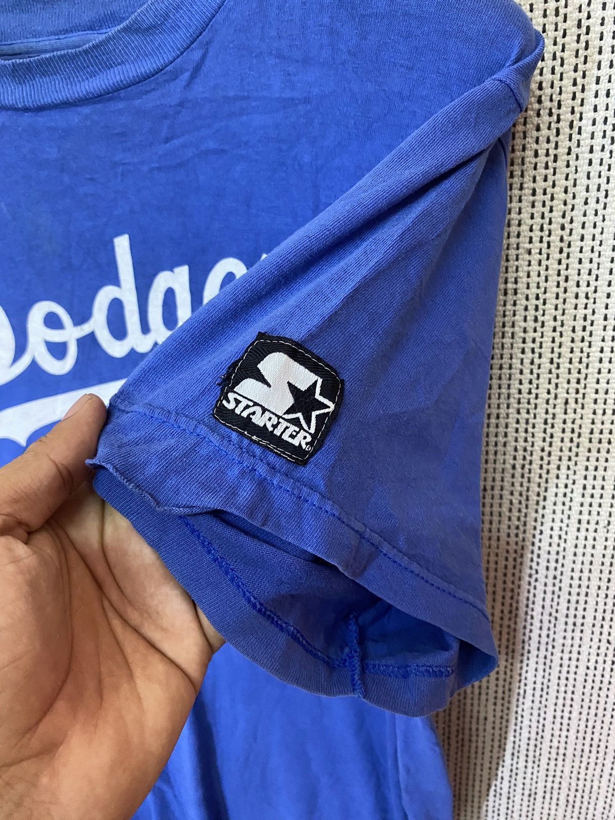 MLB × Starter × Vintage Vtg 90s starter MLB DODGER TSHIRT Size US L / EU 52-54 / 3 - 4 Thumbnail