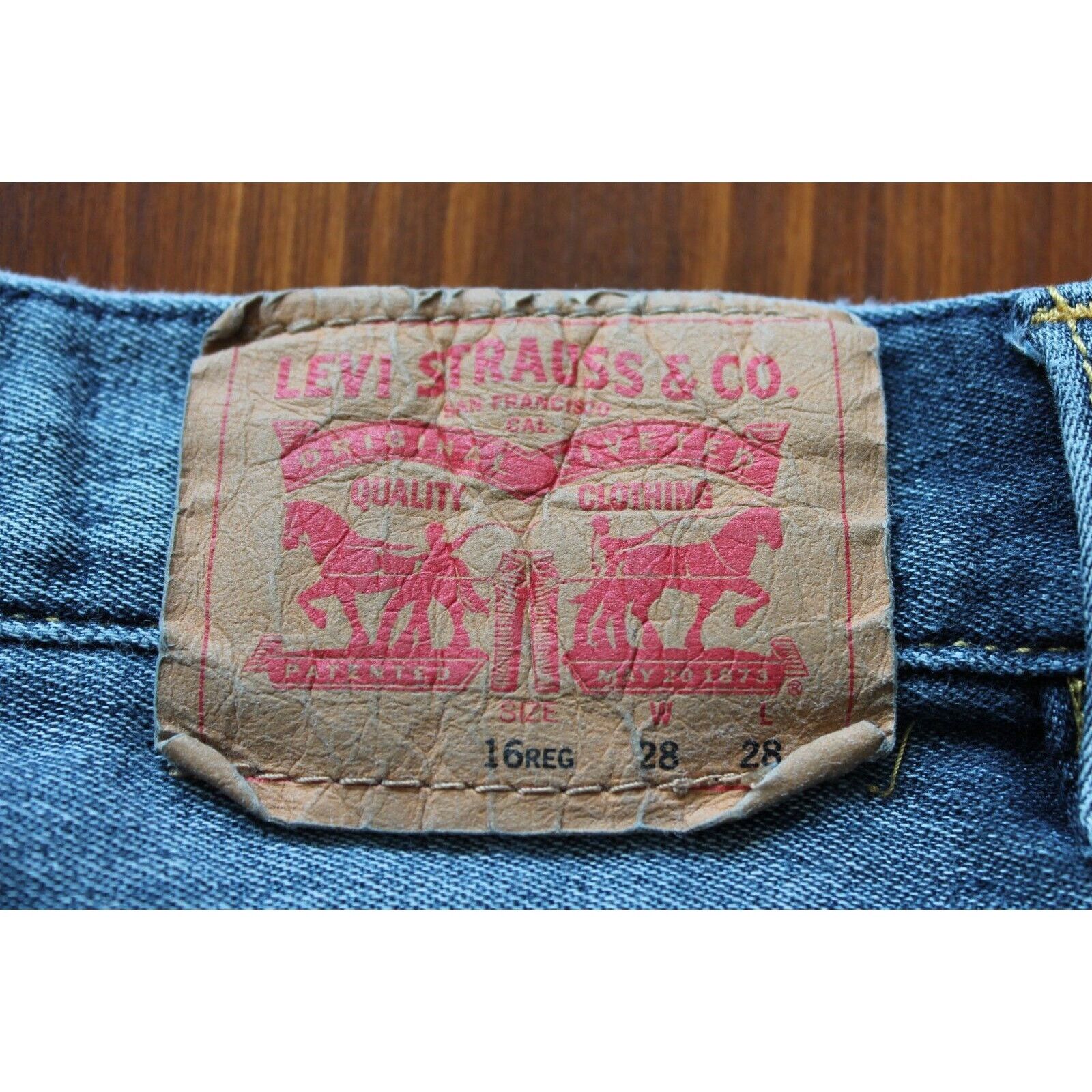 Levi's LEVIS 511 Mens 28x28 -16 reg-Distressed, Super Cool! Size US 28 / EU 44 - 2 Thumbnail