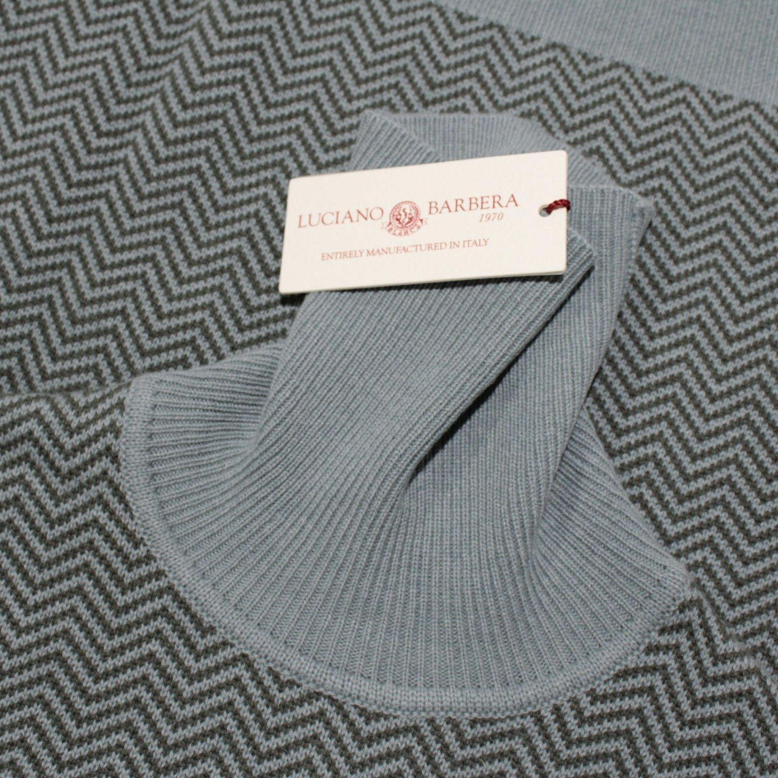 Luciano Barbera Luciano Barbera Sweater Size US M in Blue Size US M / EU 48-50 / 2 - 1 Thumbnail