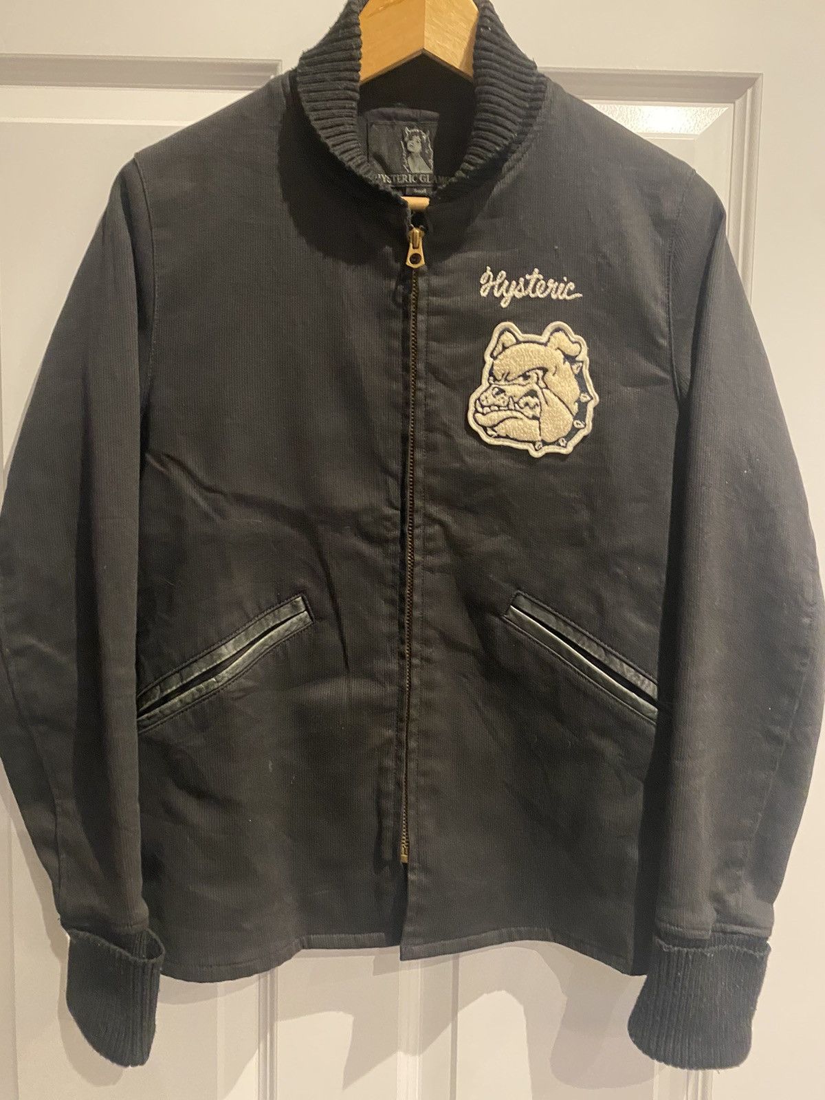Hysteric Glamour hysteric glamour bulldog varsity bomber jacket Size US S / EU 44-46 / 1 - 1 Thumbnail