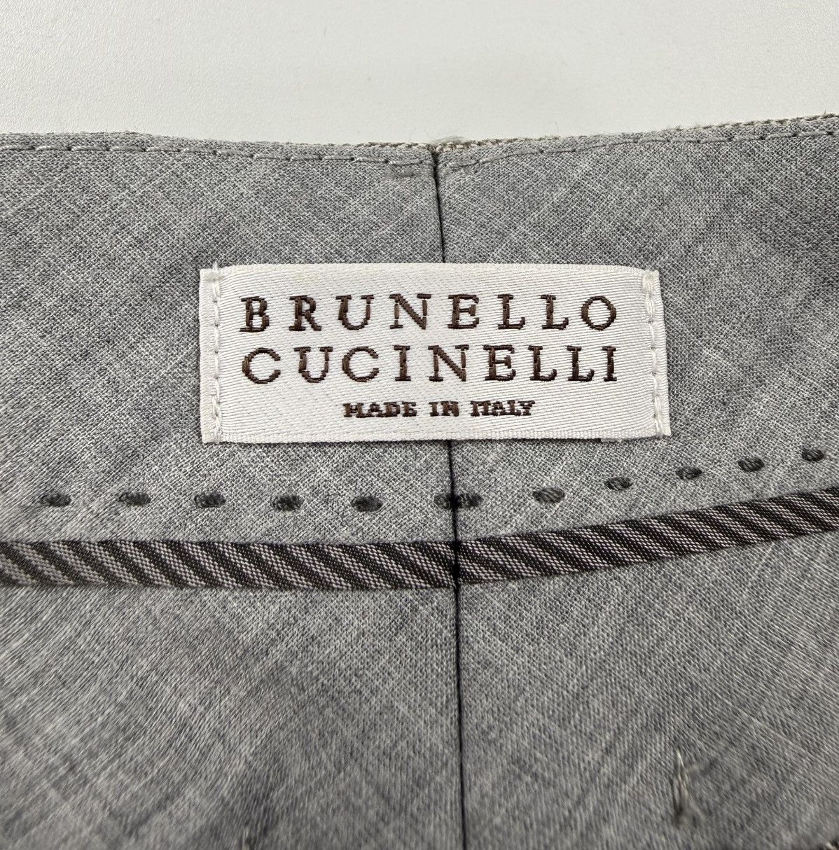 Brunello Cucinelli Brunello Cucinelli S/S’24 Sparkling Linen Flared Trouser Size 28" / US 6 / IT 42 - 10 Thumbnail