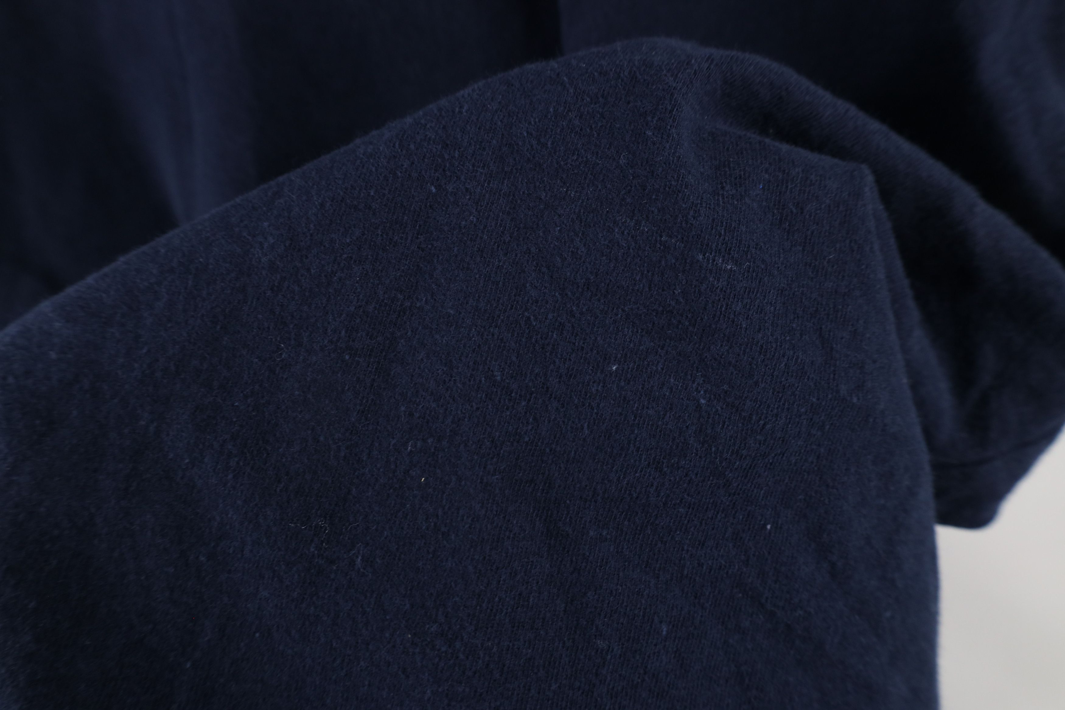 Vintage Vintage 90s Streetwear Heavyweight Cotton T-Shirt Blue Size US L / EU 52-54 / 3 - 5 Thumbnail